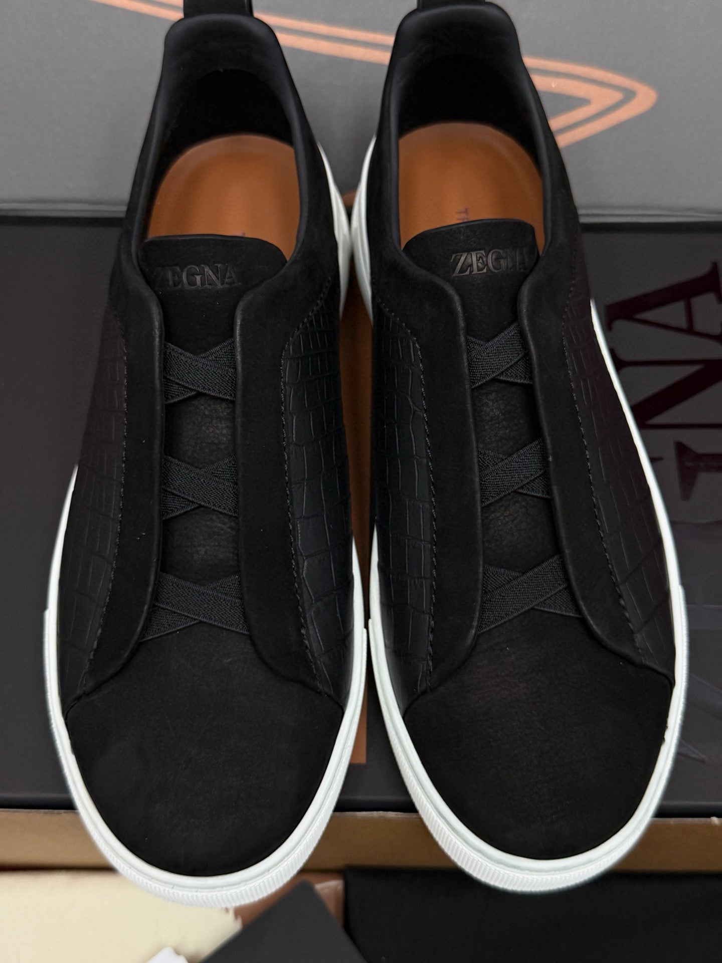 Zegna Alligator Sneakers