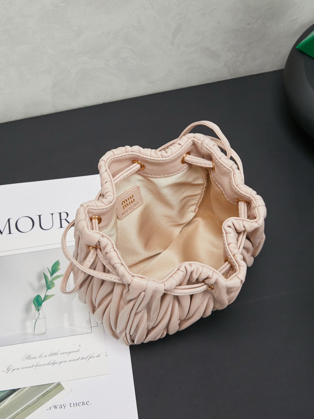Miu Miu Nappa Handbag