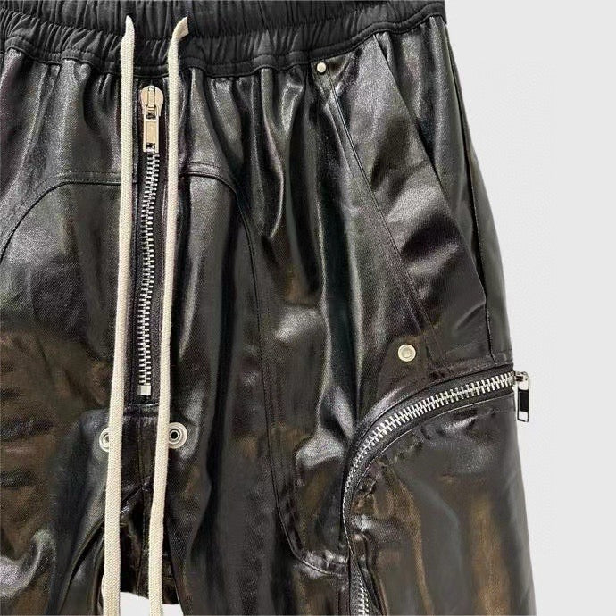 Rick Owen Leather Long Pants