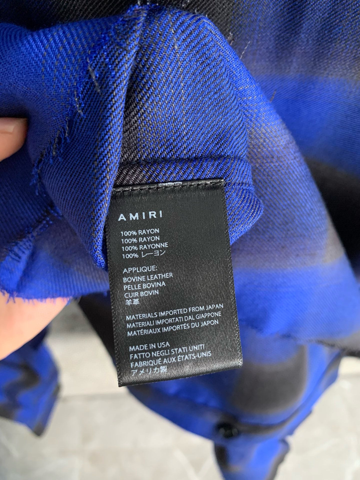Amiri Long Sleeve Shirt