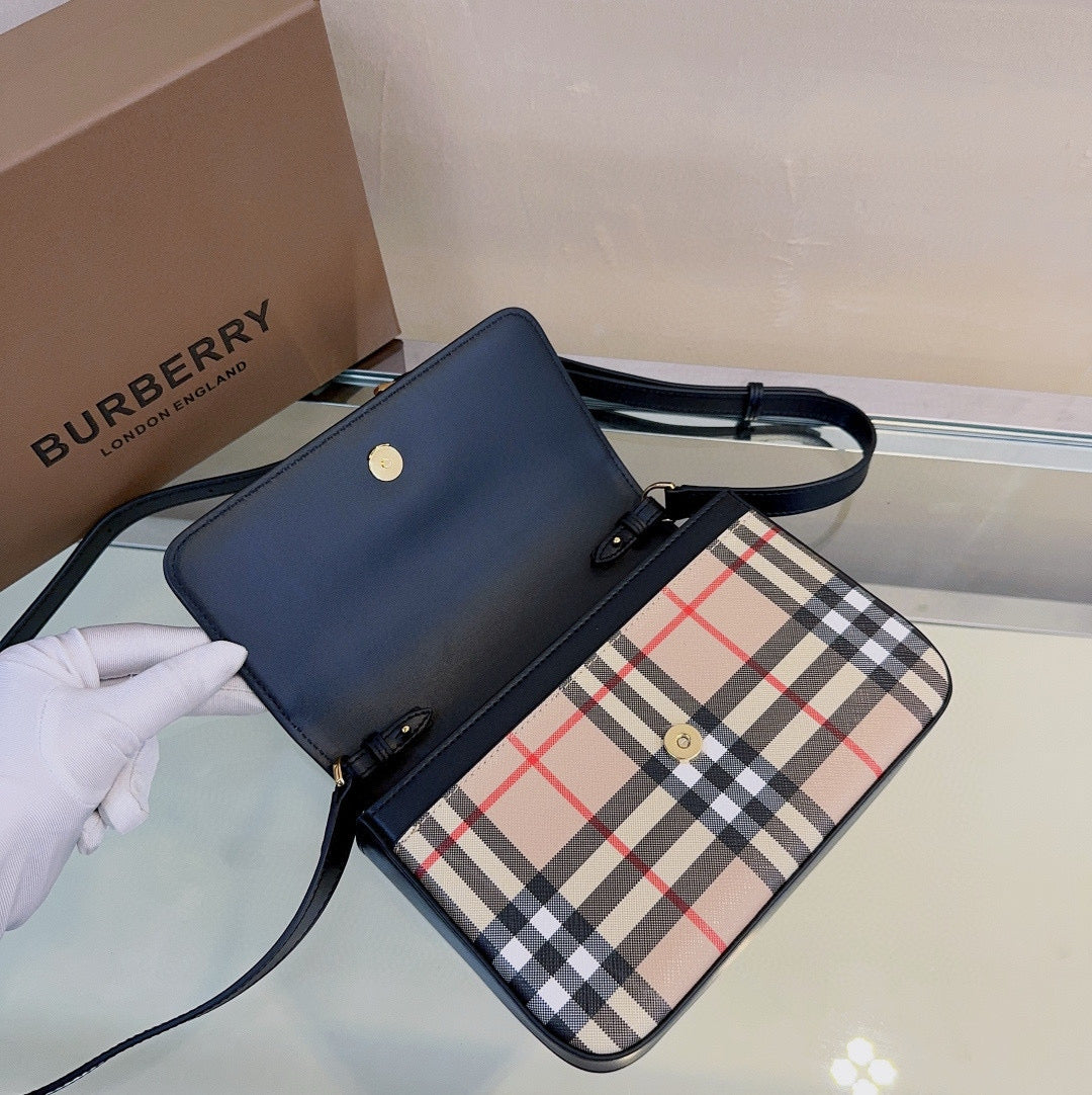 BB Hampshire Check Derby Crossbody Bag