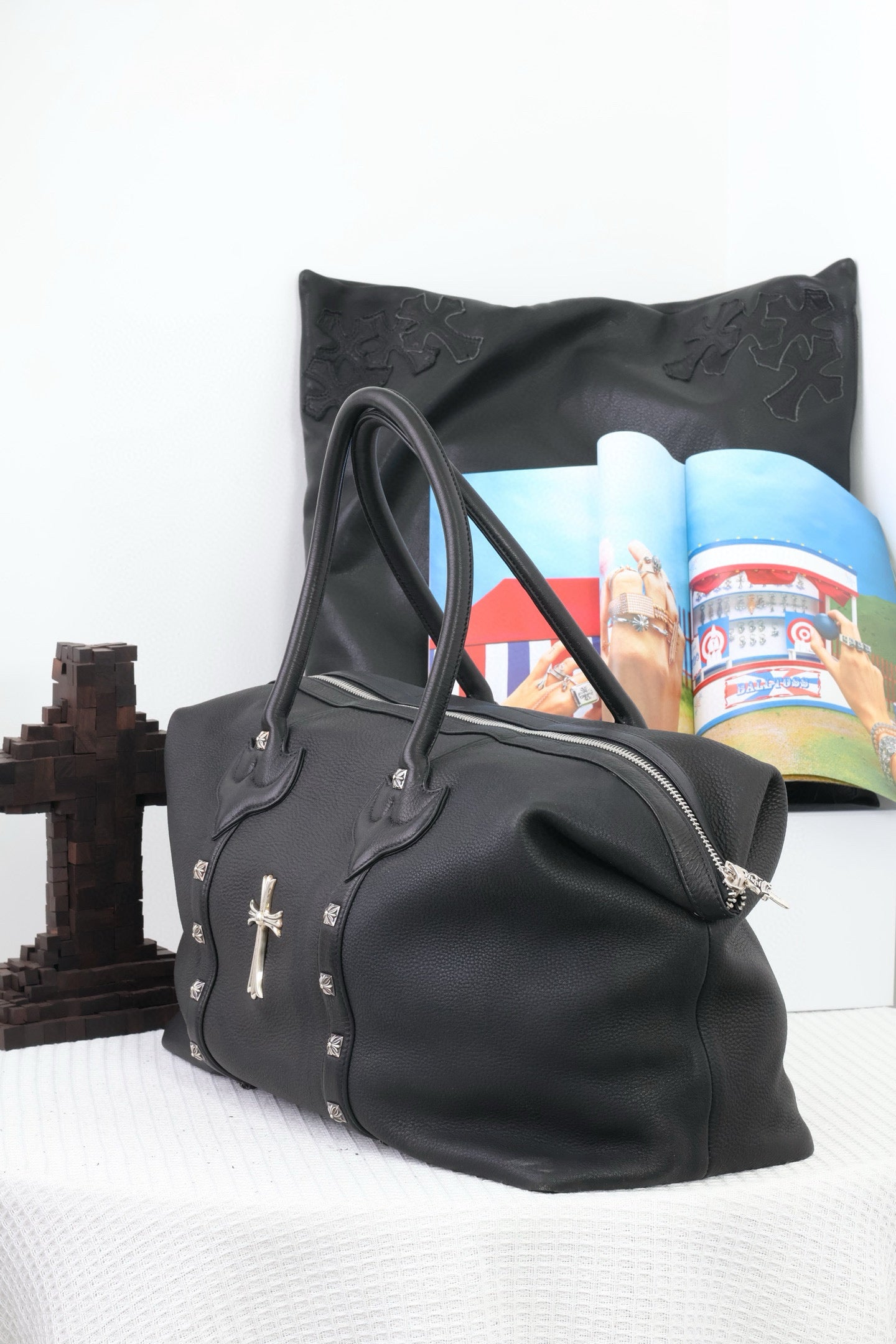 Chrome Hearts Cross Duffle Bag