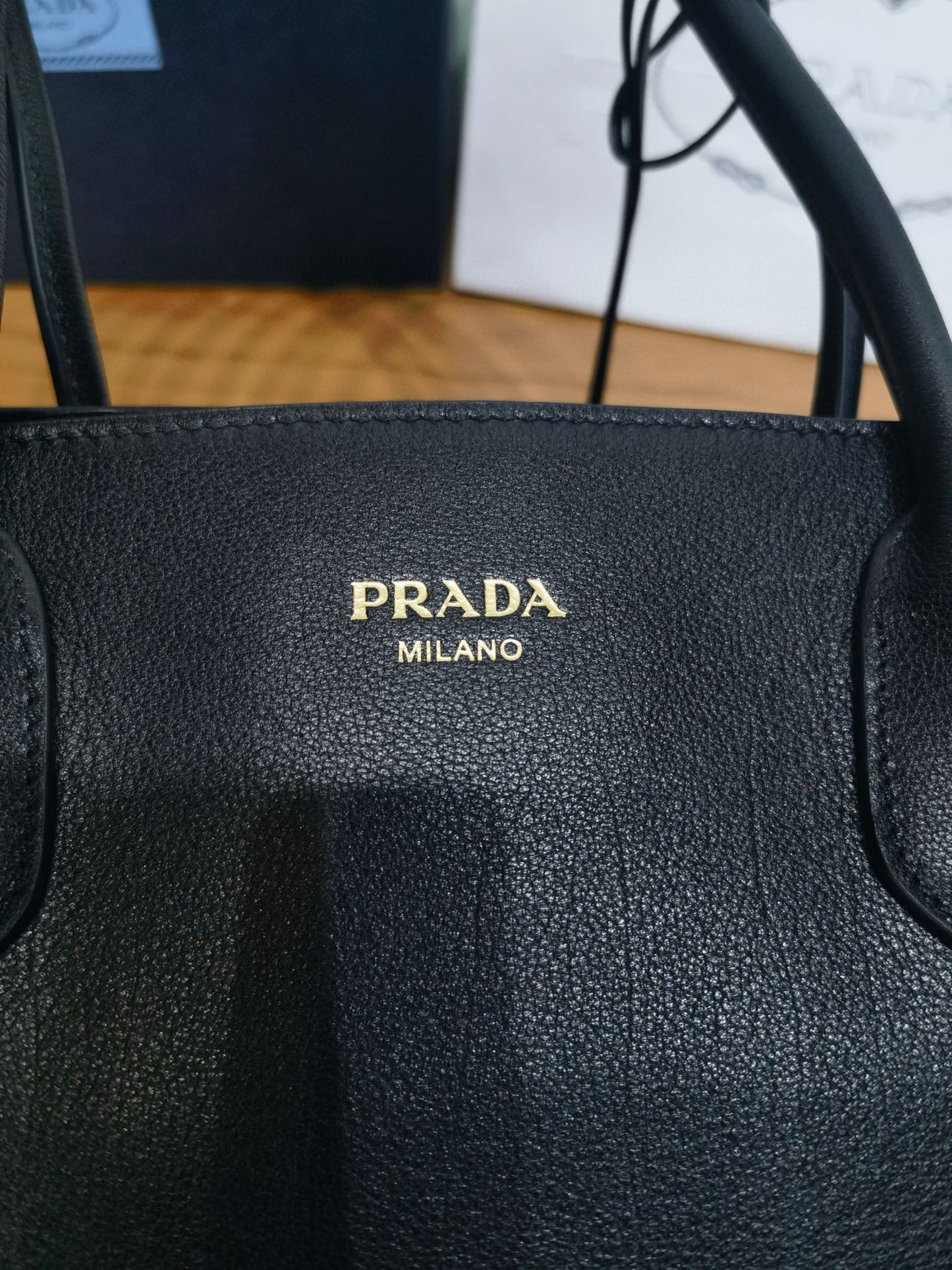 PD Large Leather Tote Bag