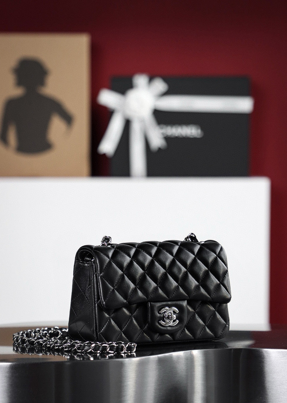 Chanel CF Mini Bag (12x20x6cm)