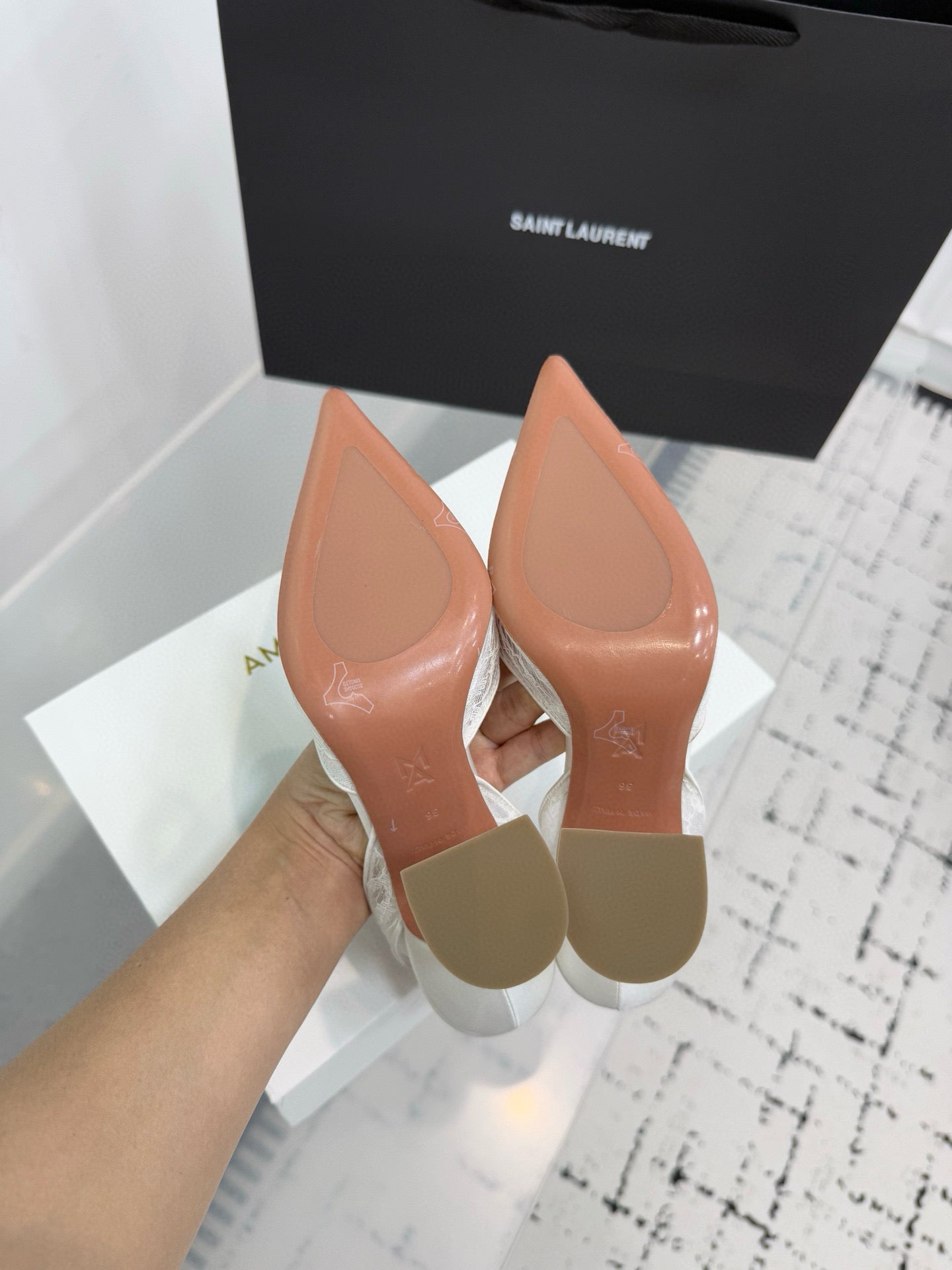 Amina Muaddi Heels