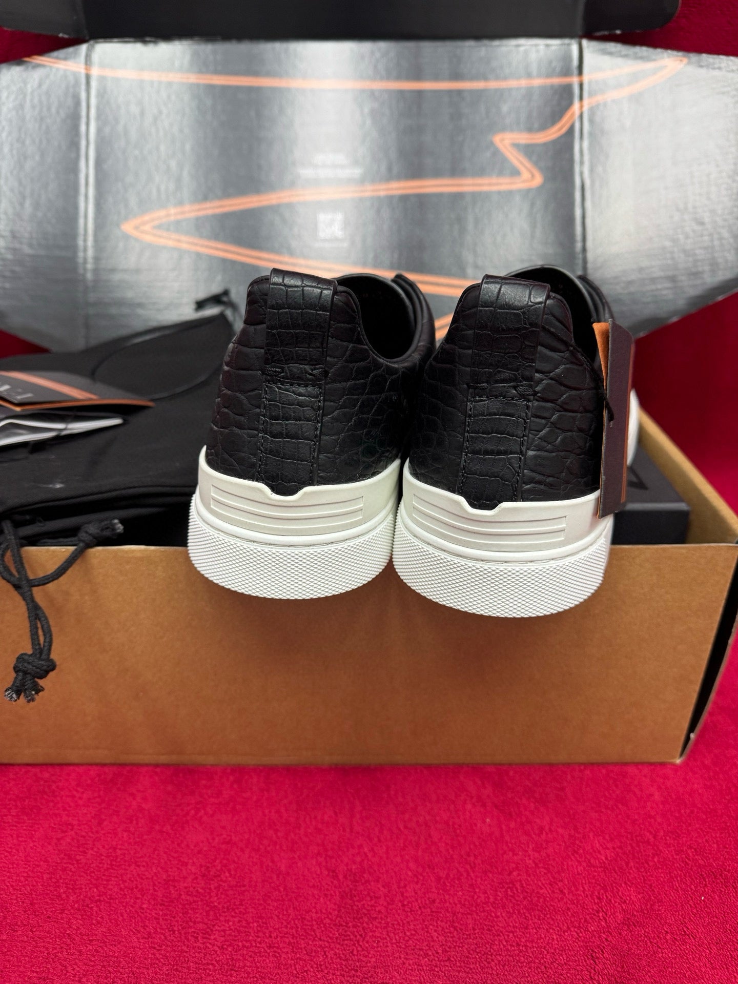 Zegna Full Alligator Sneakers