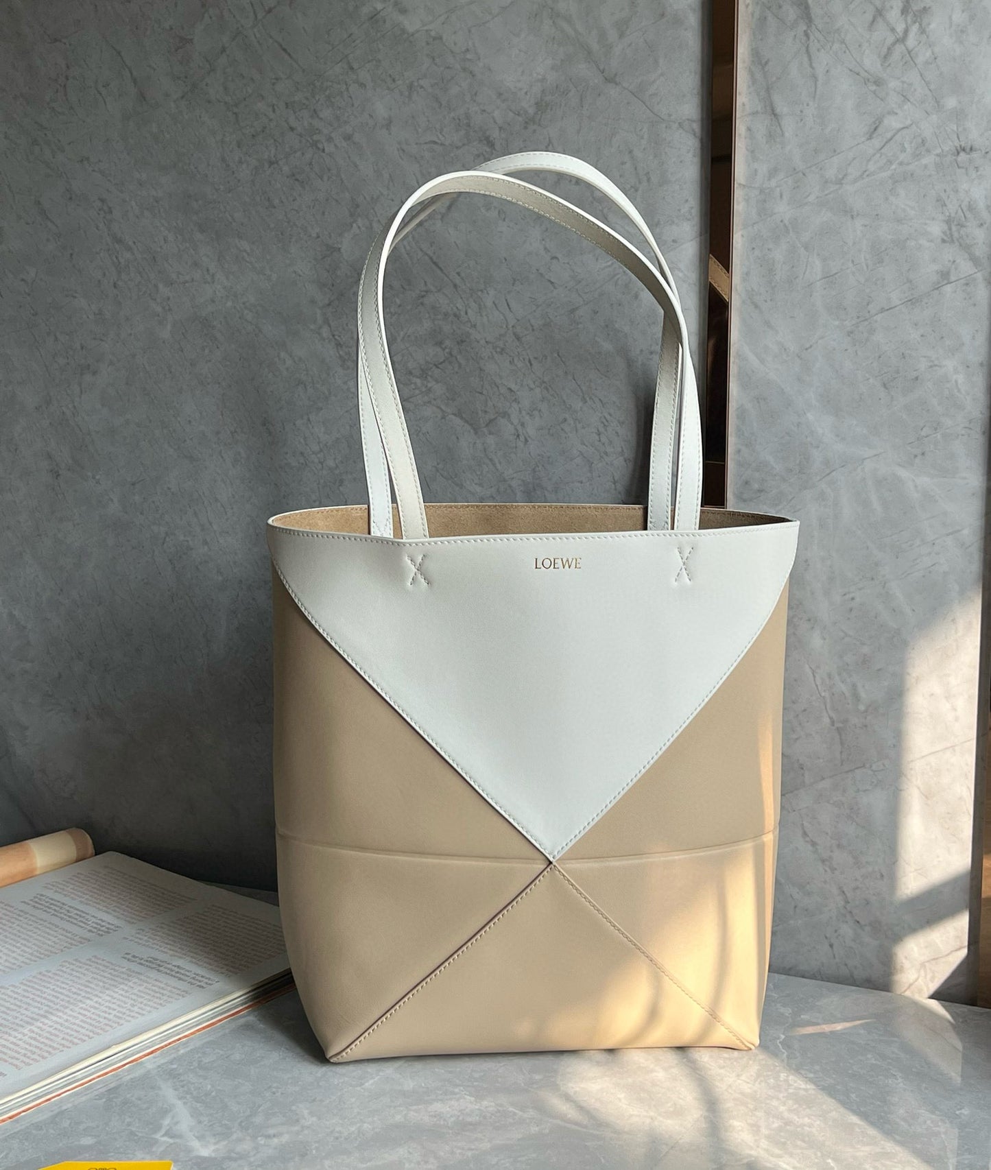 Loewe Puzzle Fold Tote Bag(25.5x14.5x31.5cm)