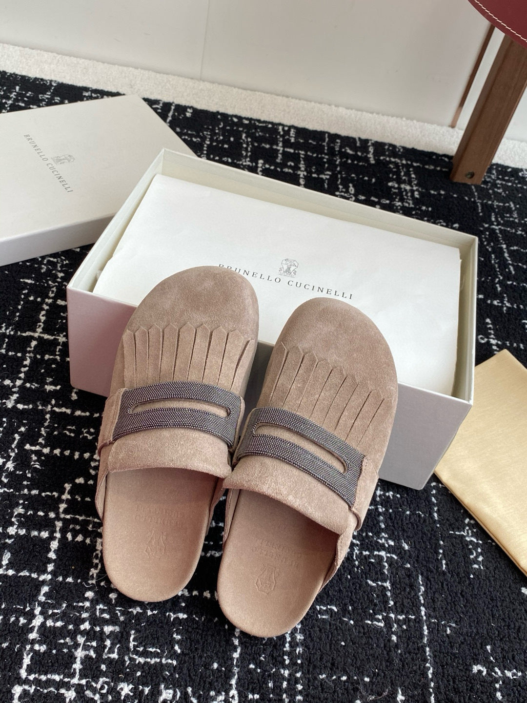 Brunello Cucinelli Sabot Loafers