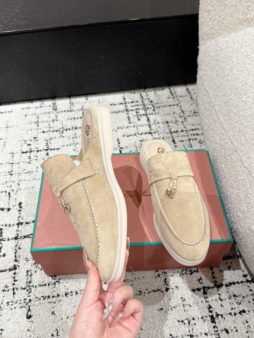 Loro Piana Sabot Loafers