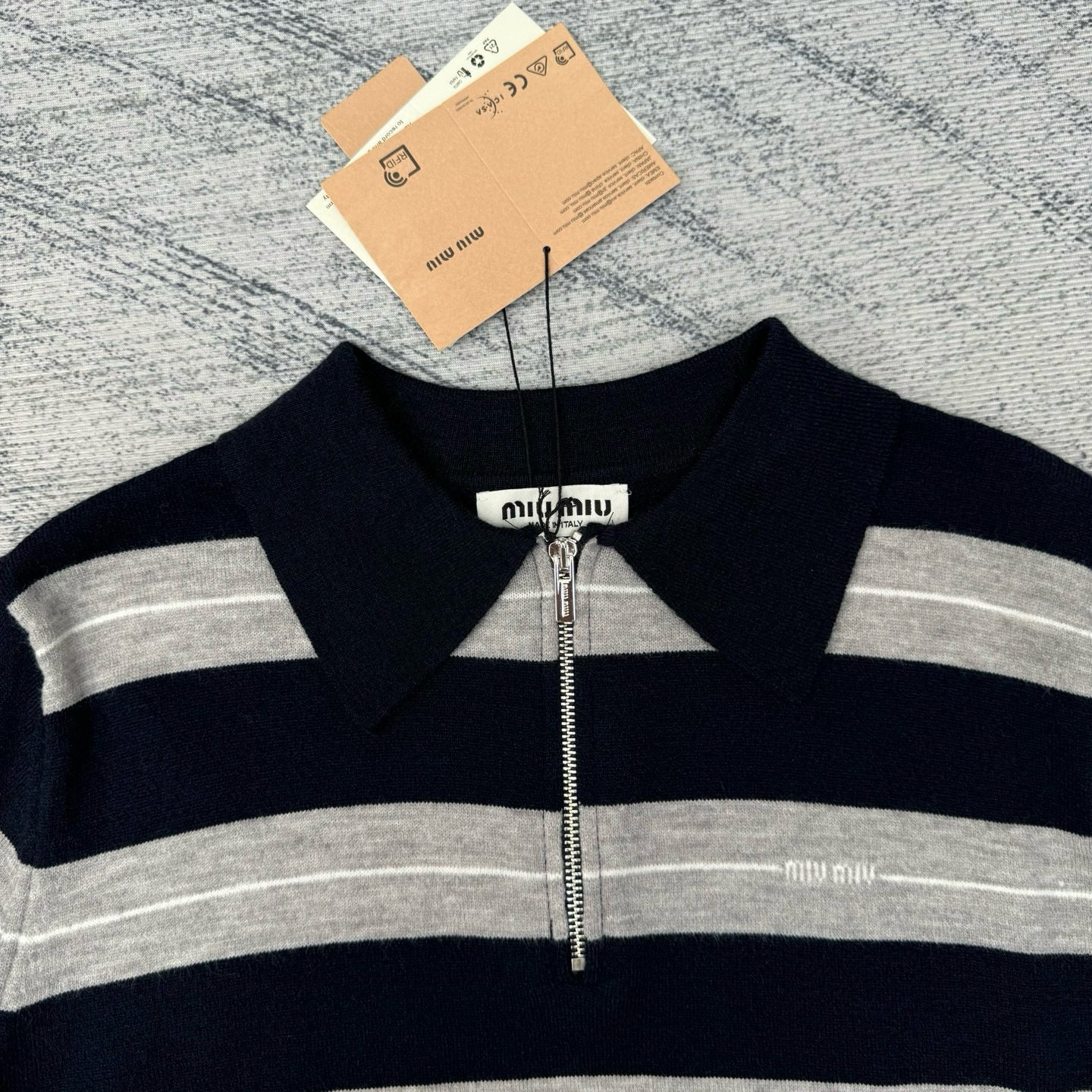 Miu Miu Long Sleeve Polo