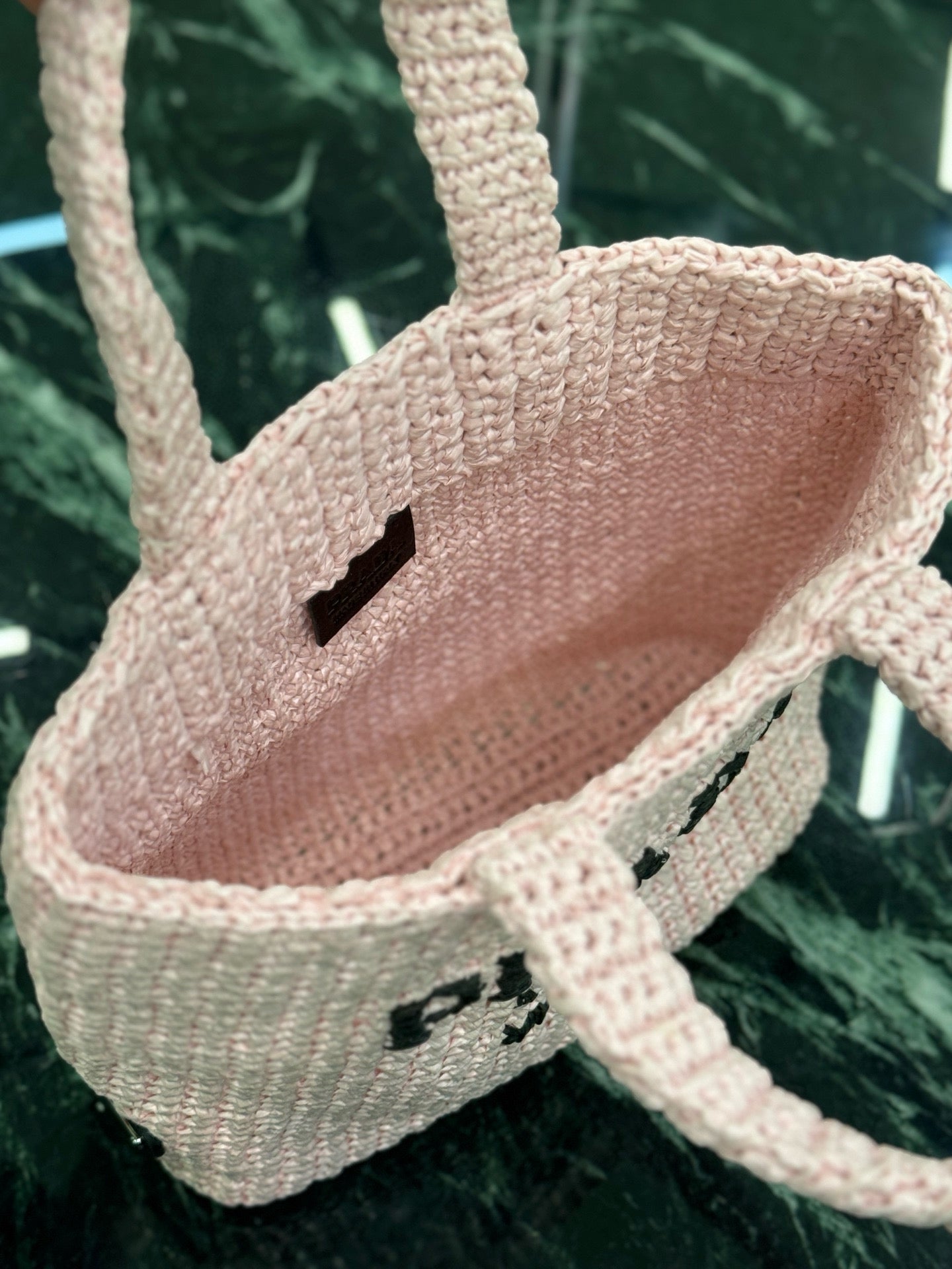 Prada Raffia Tote Bag