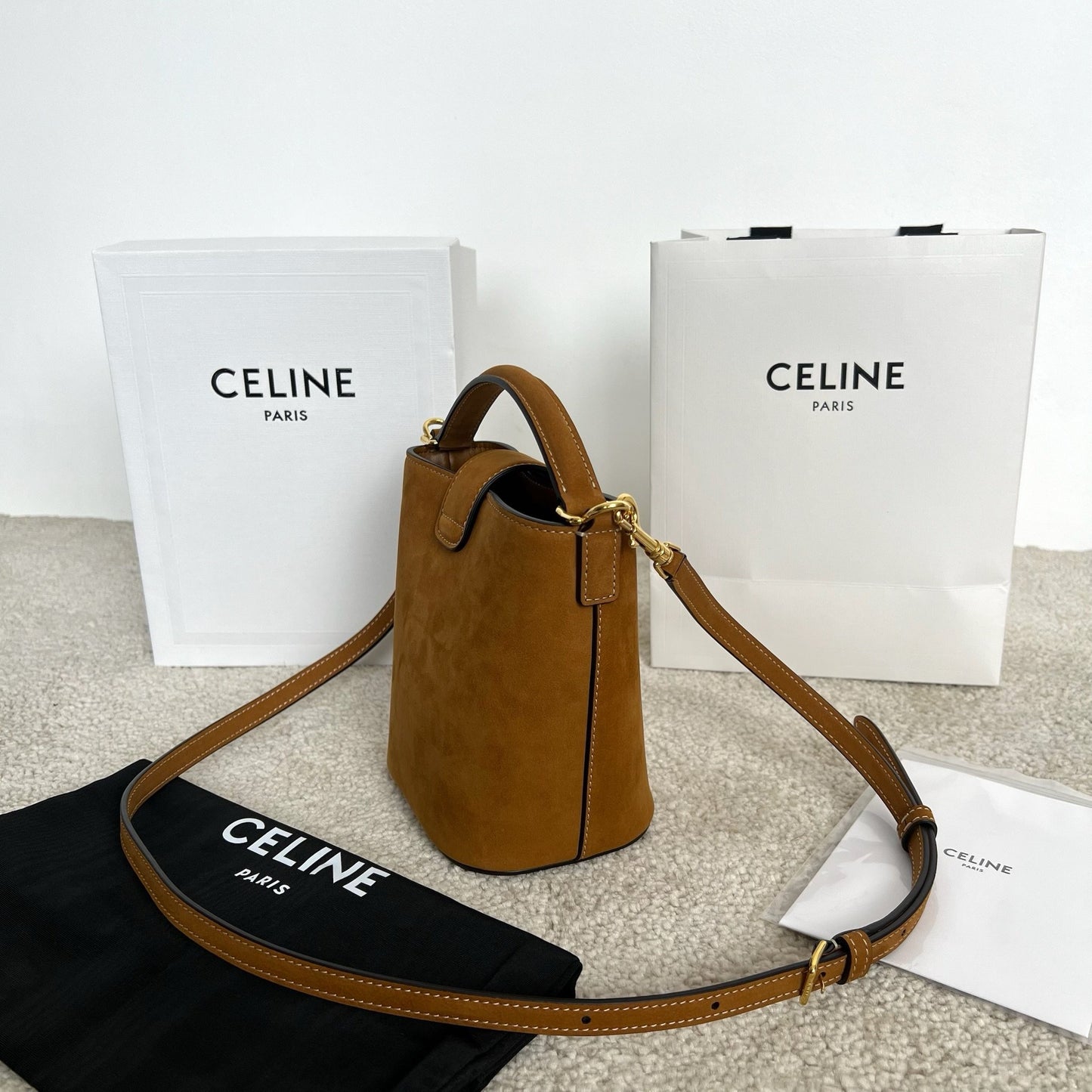 Celine Triomphe Bucket
