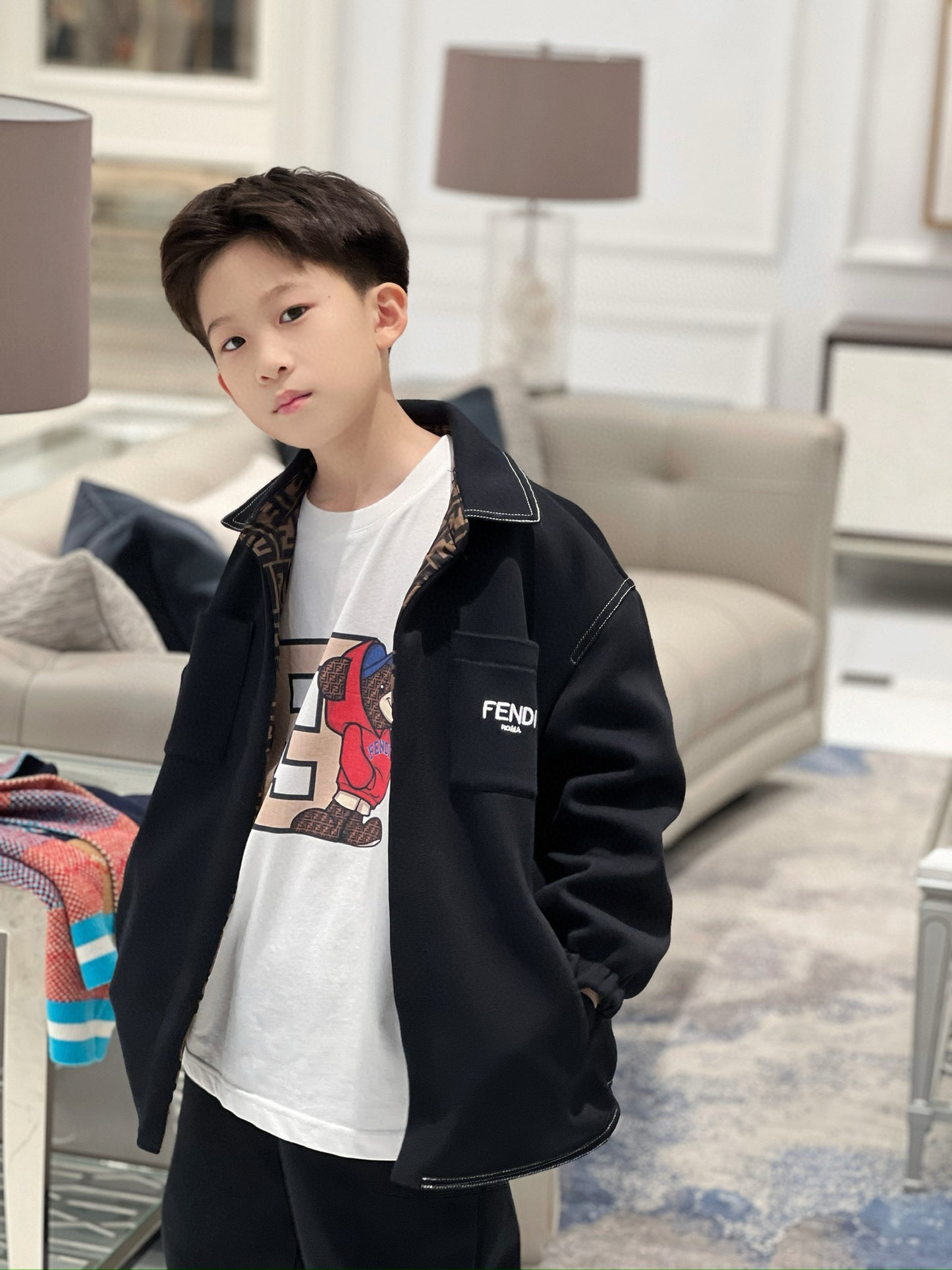 Fendi Jacket/Long Pant Set