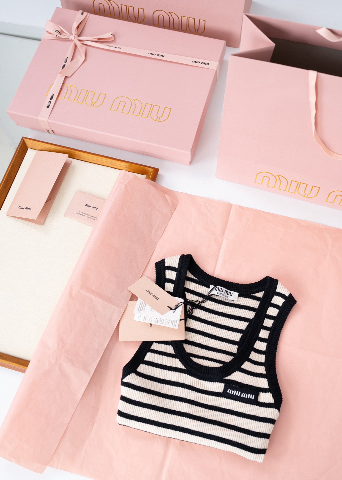 Miu Miu Crop Top