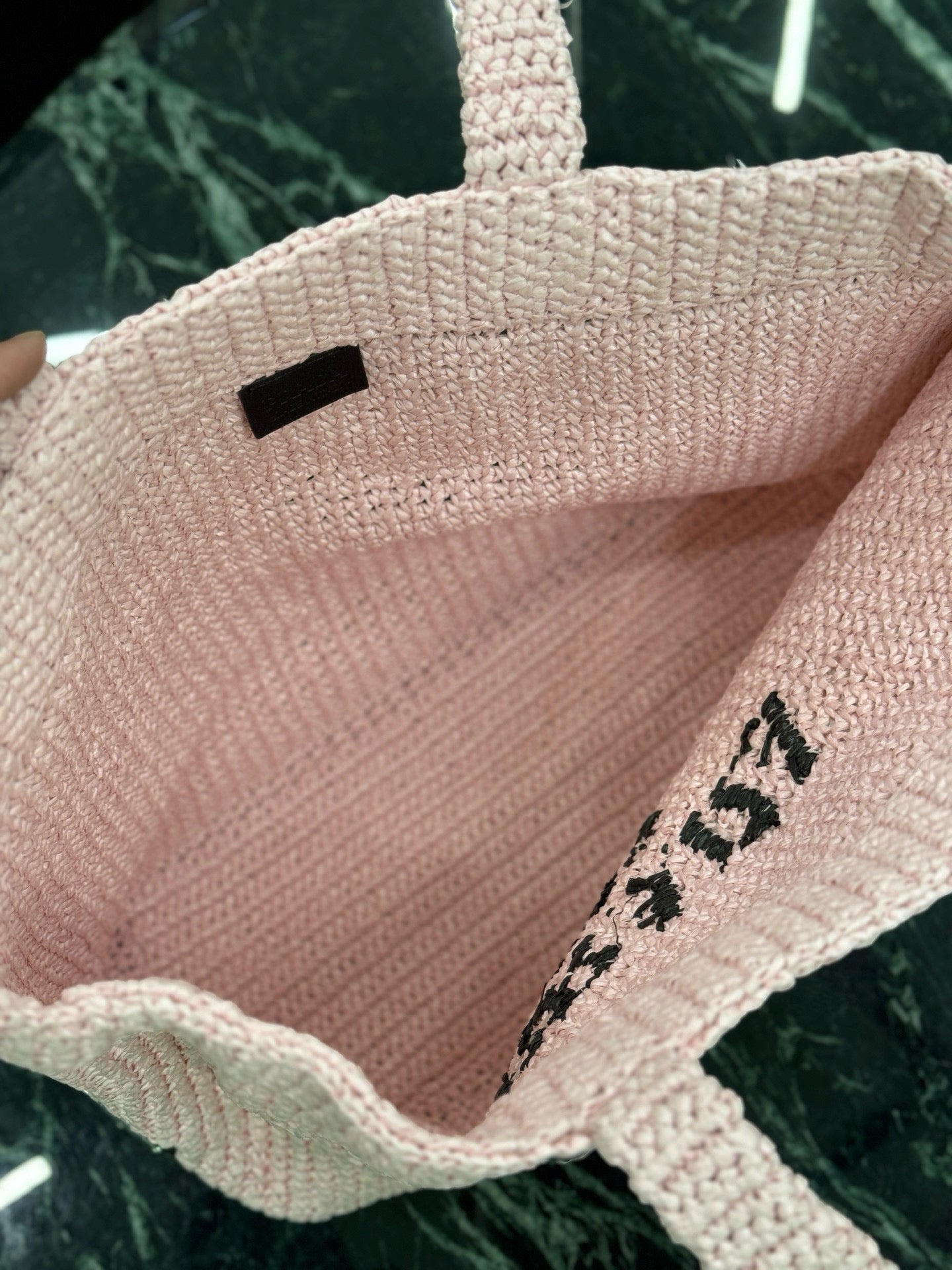 Prada Raffia Tote Bag