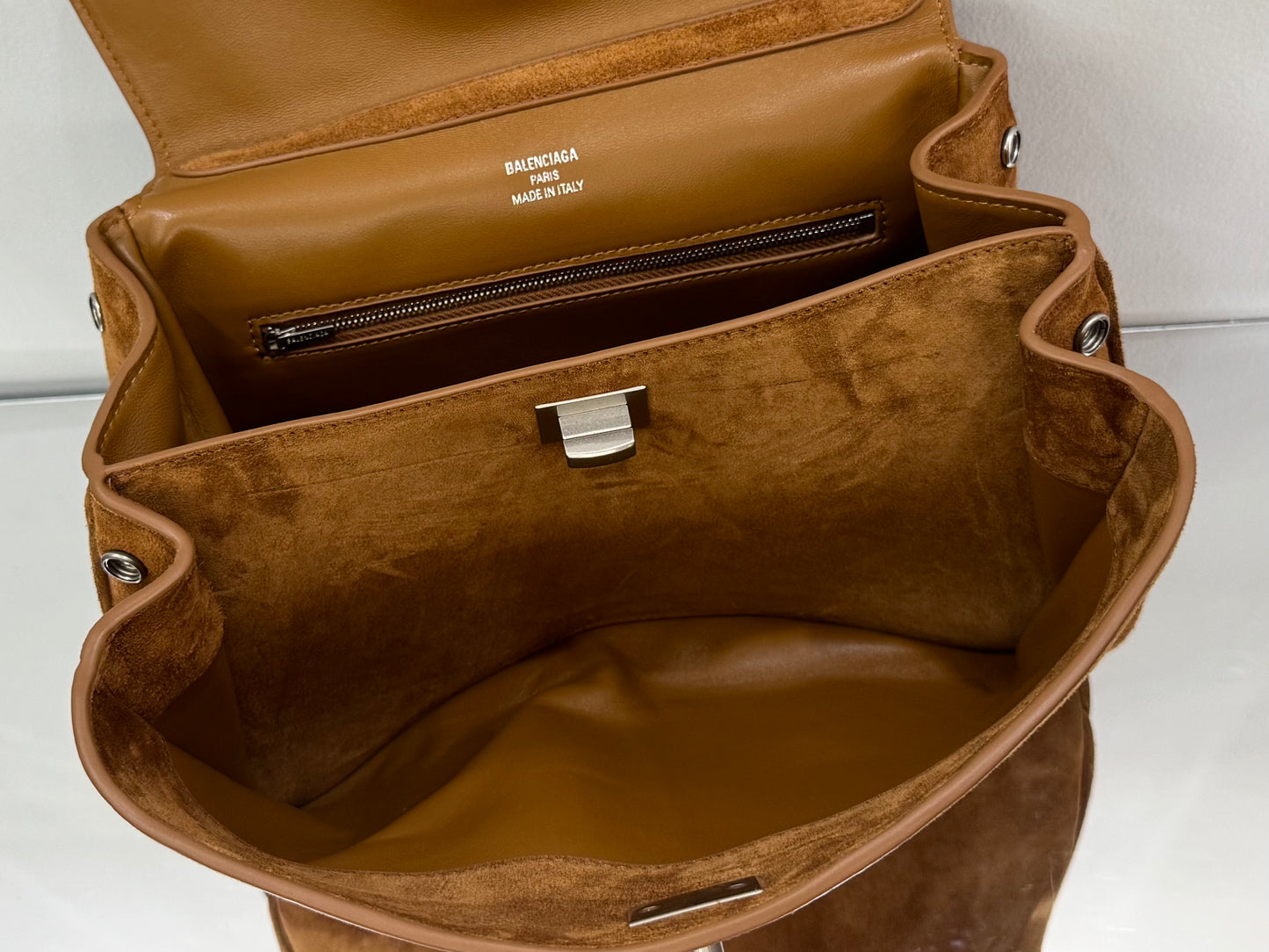 BLCG Rodeo Medium Suede Handbag(29x20x10cm)