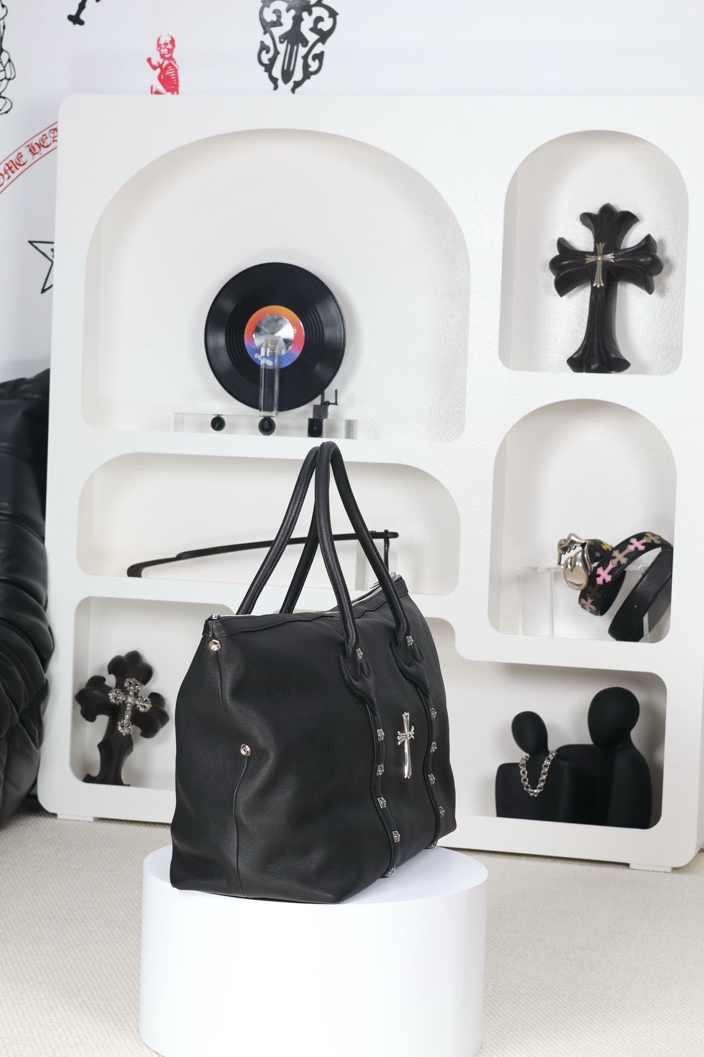 Chrome Hearts Cross Duffle Bag