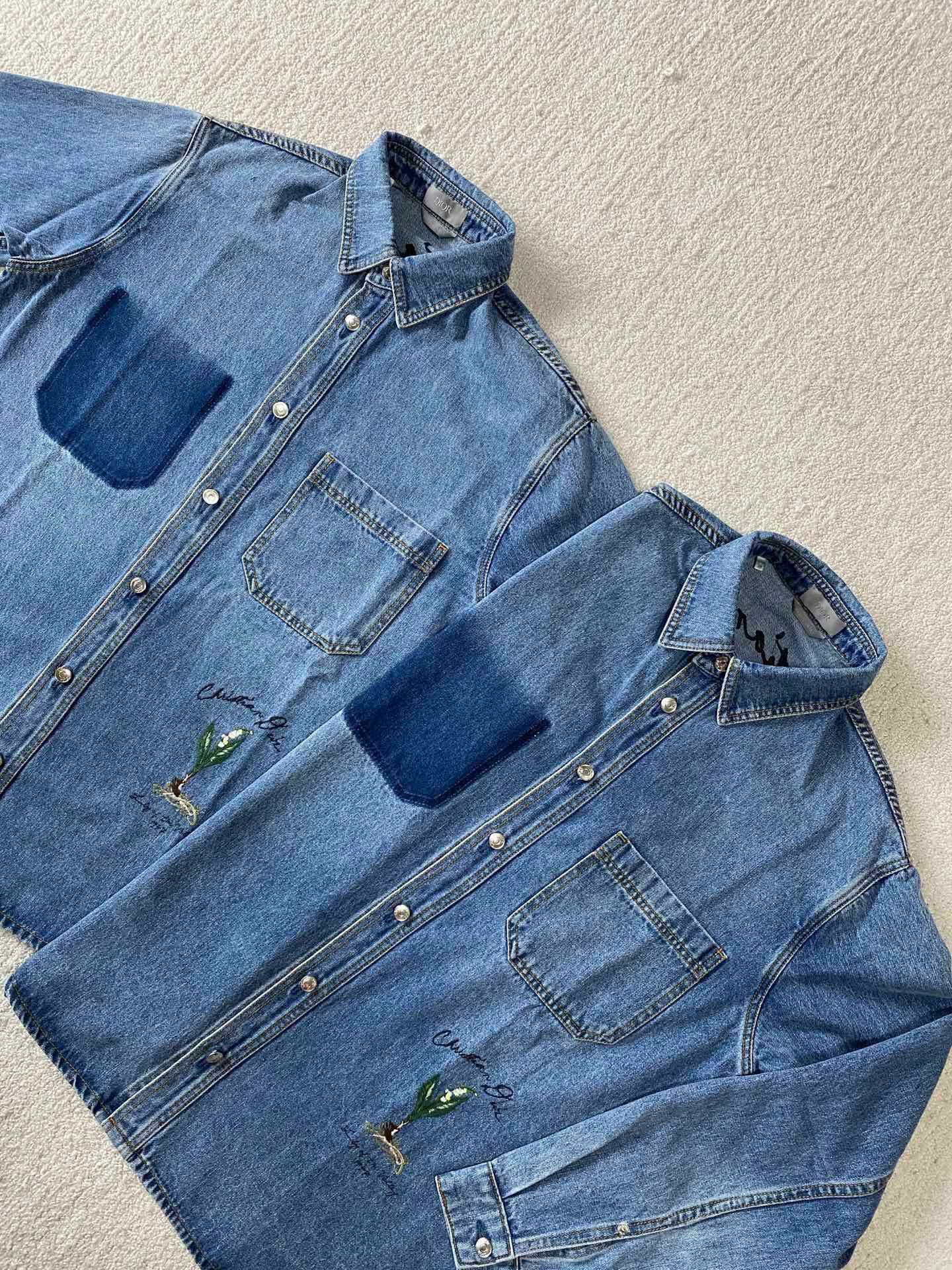 Dior Long Denim Shirt