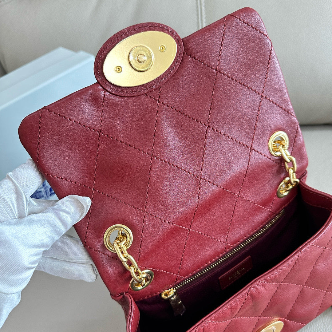BB Quilted Crossbody Bag