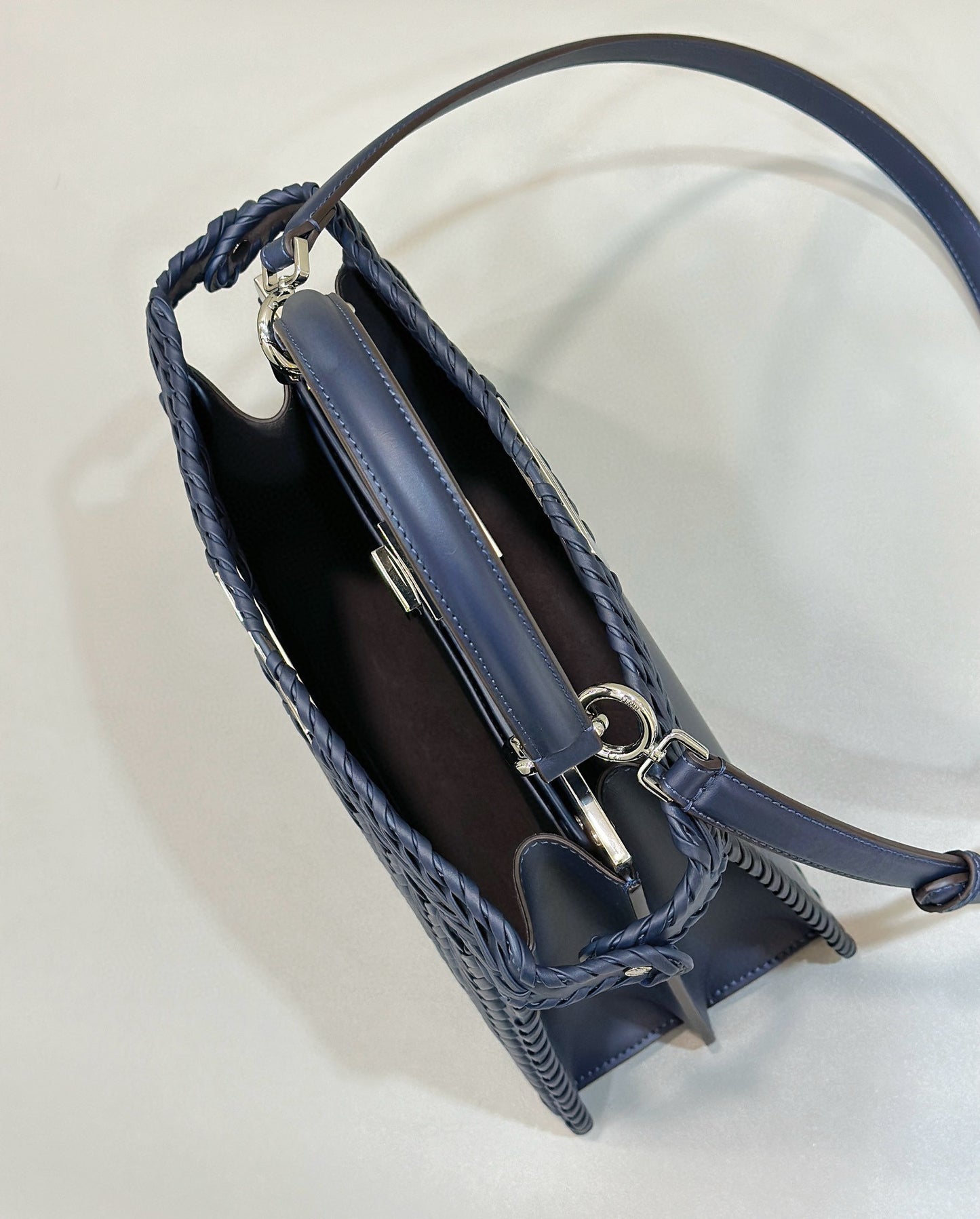 Fendi Vitello King Petite Peekaboo Bag
