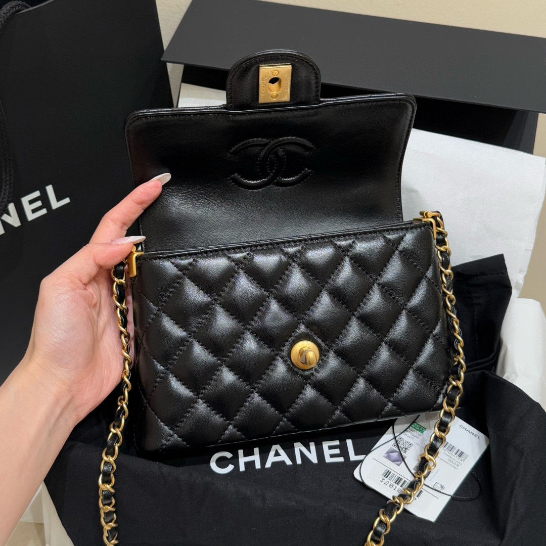 Chanel 25P Kelly (11.5x22x6cm)