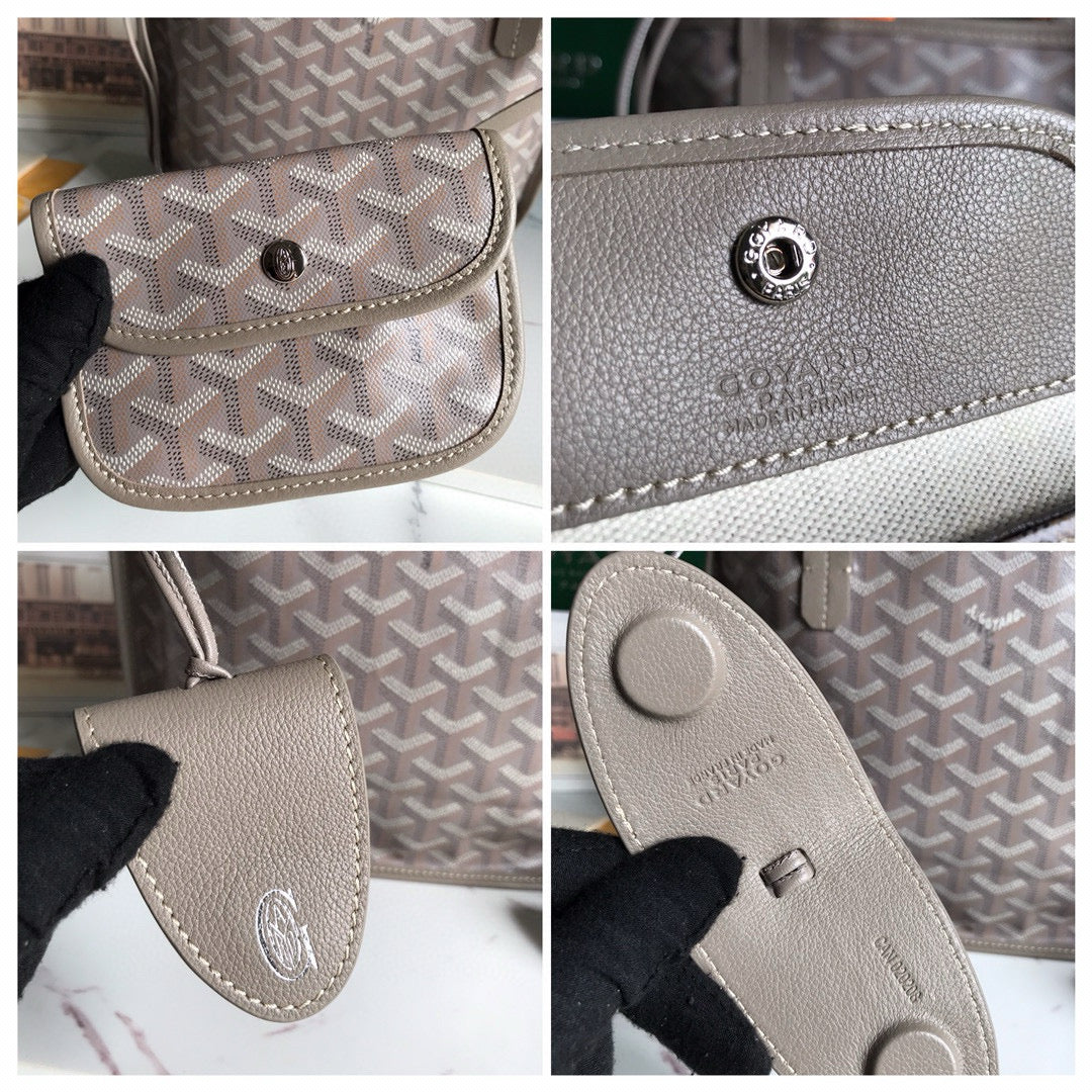 GOYARD REVERSIBLE ANJOU MINI 20*20*10