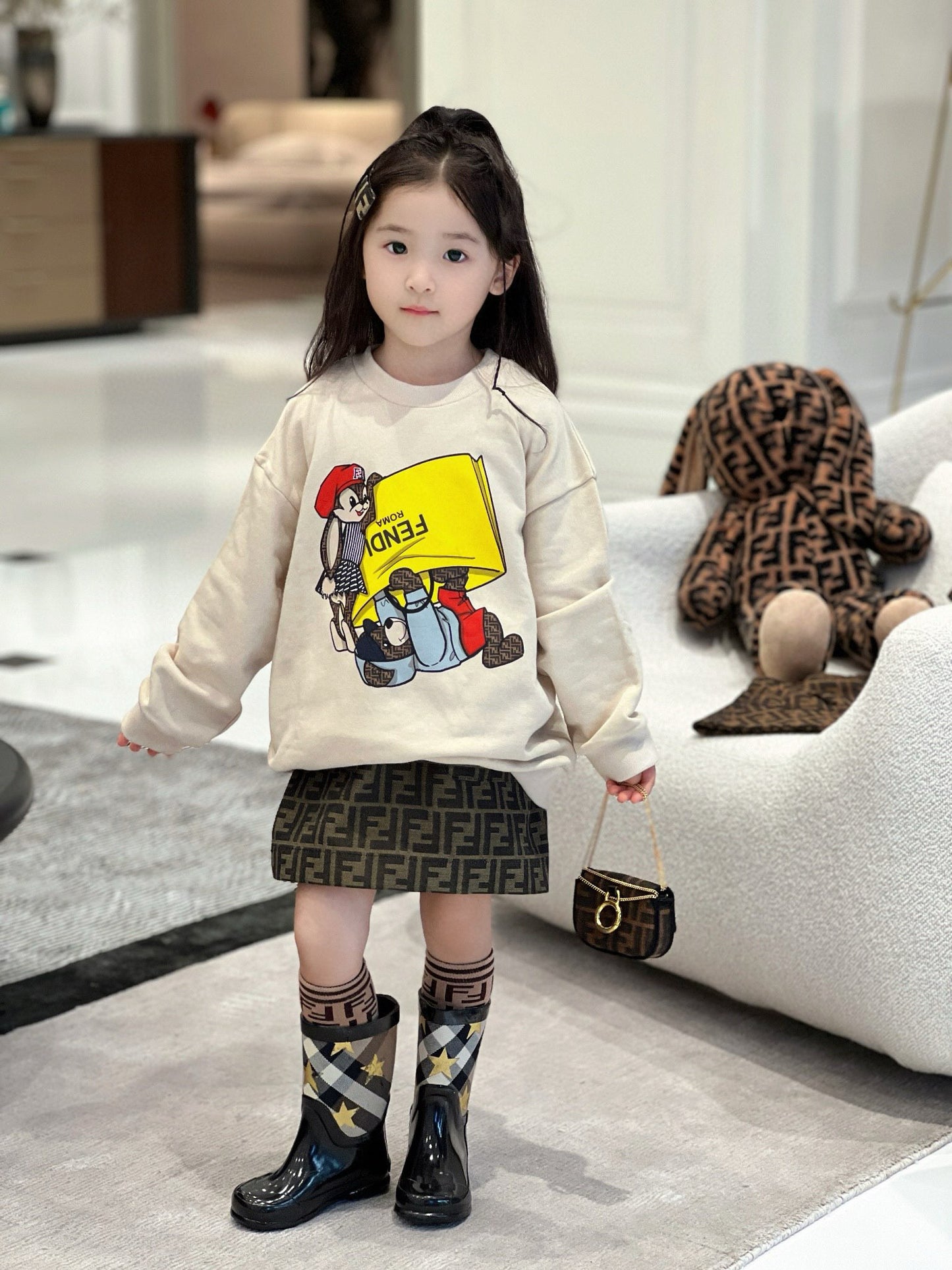 Fendi Sweater/Skirt Set