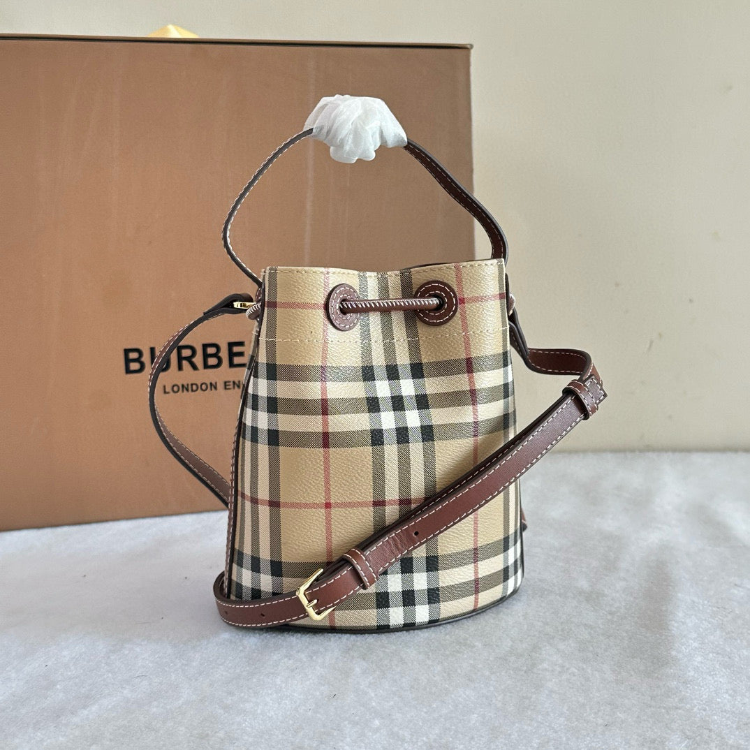 BBR Check Bucket Bag