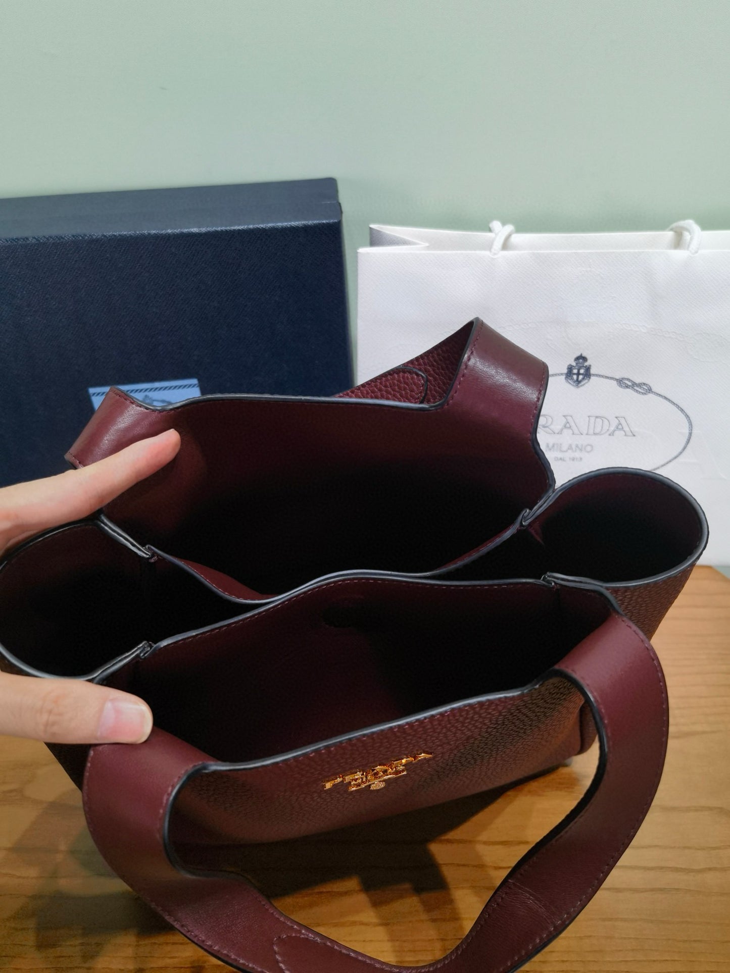 Prada Tote Basket Bag