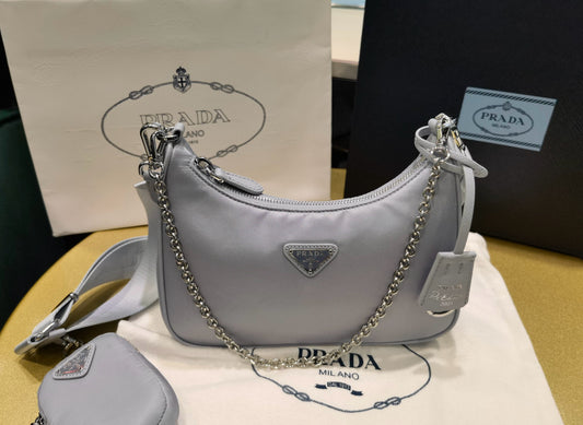 PD Re-Nylon Saffiano Bag