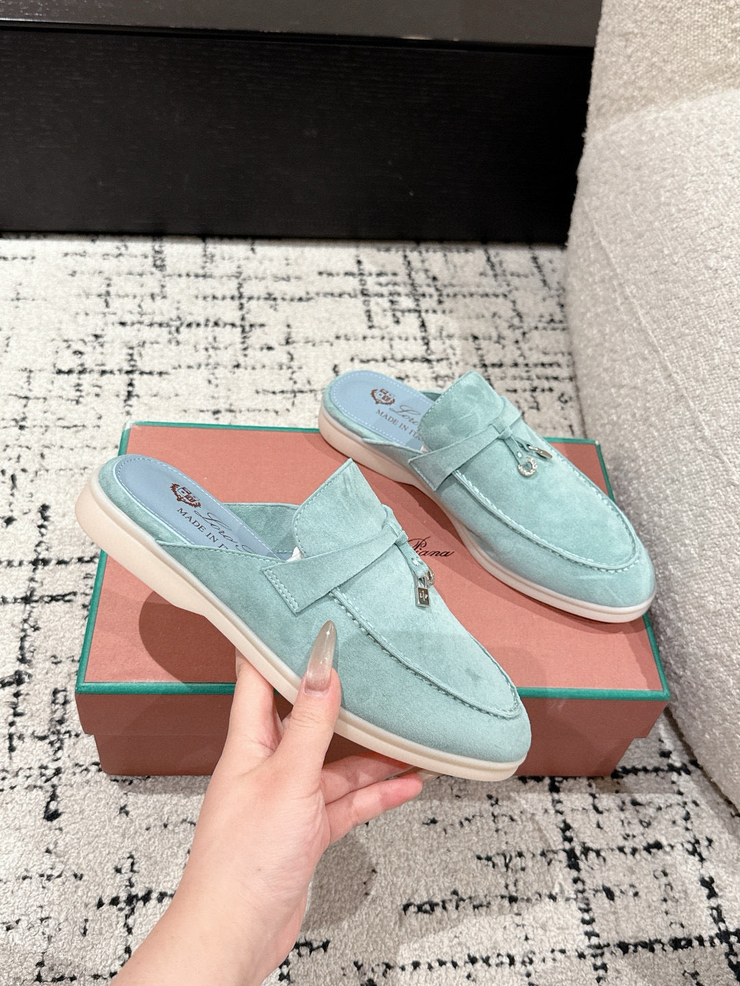 Loro Piana Sabot Loafers