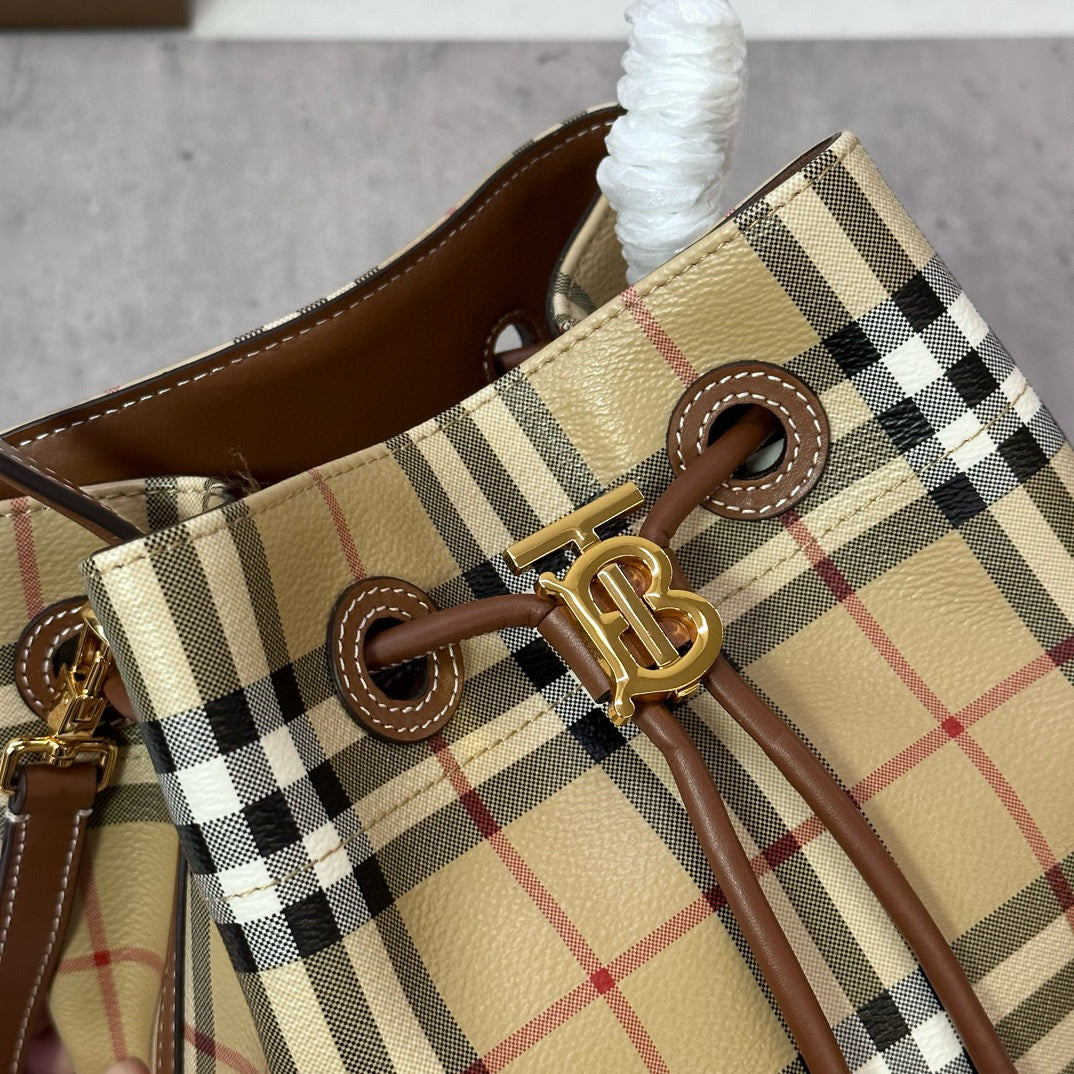 BBR Check Bucket Bag
