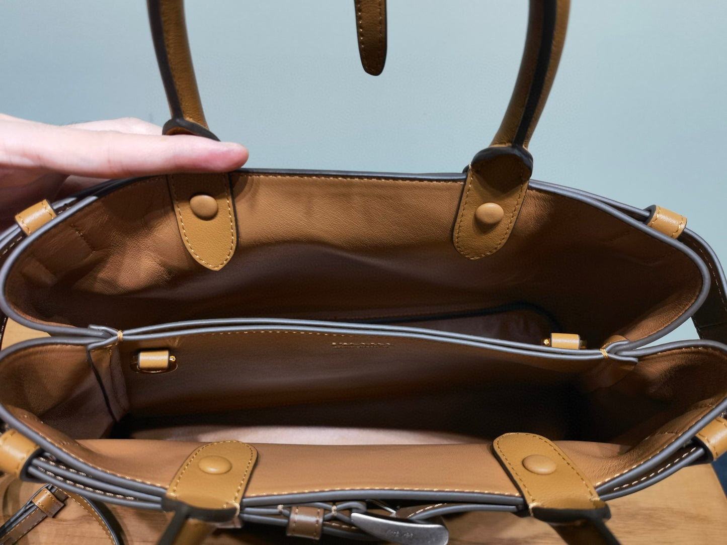 Prada Buckle Handbag