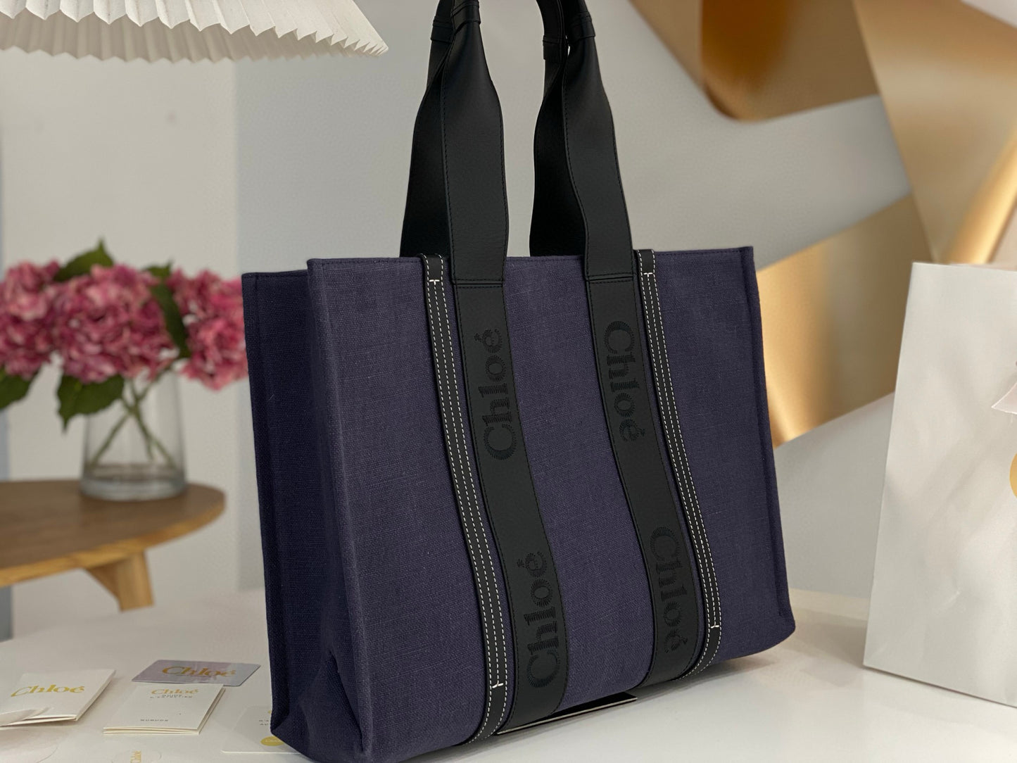 Chloe Woody Tote Bag