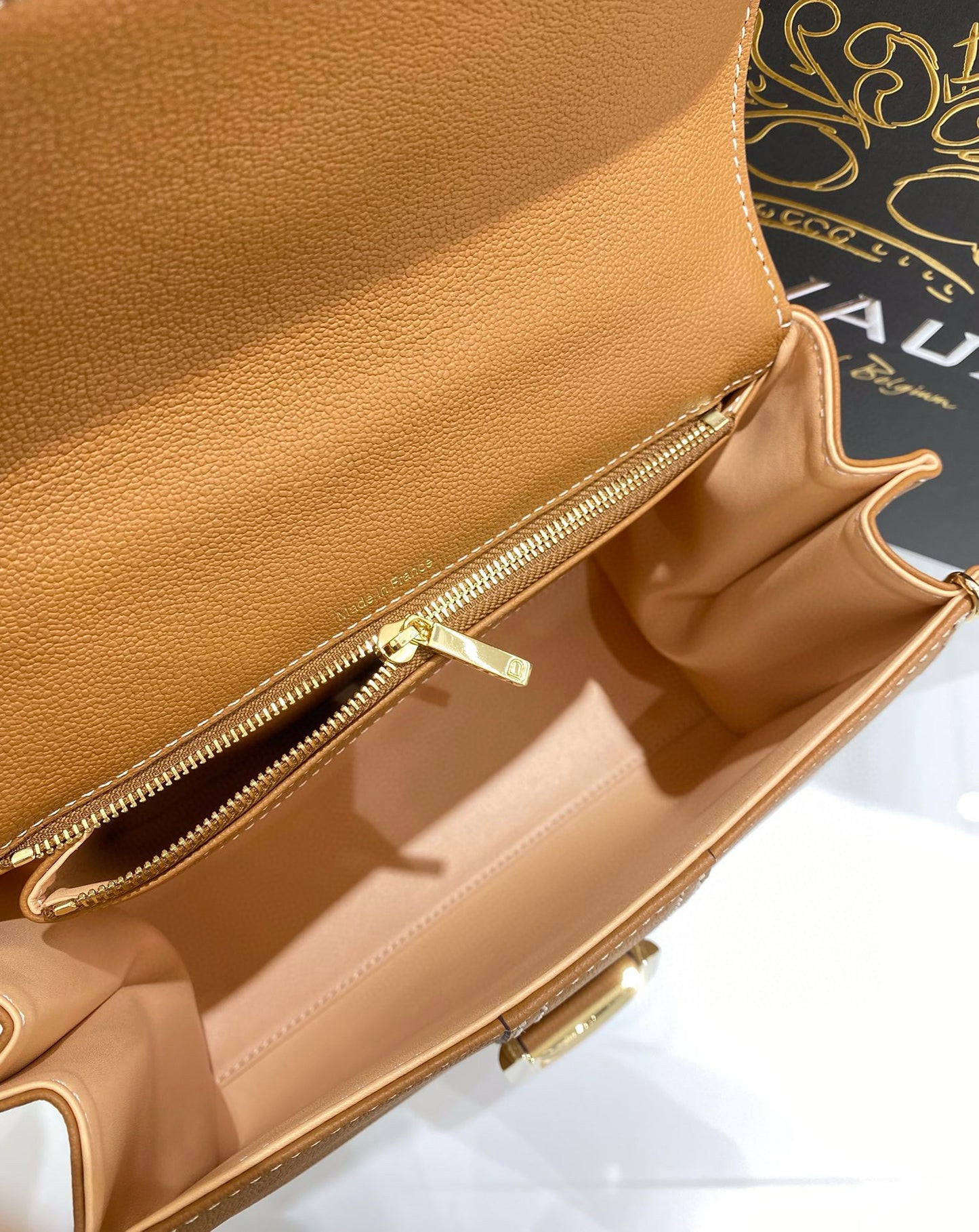 Delvaux Brillant MM Surpique Handbag