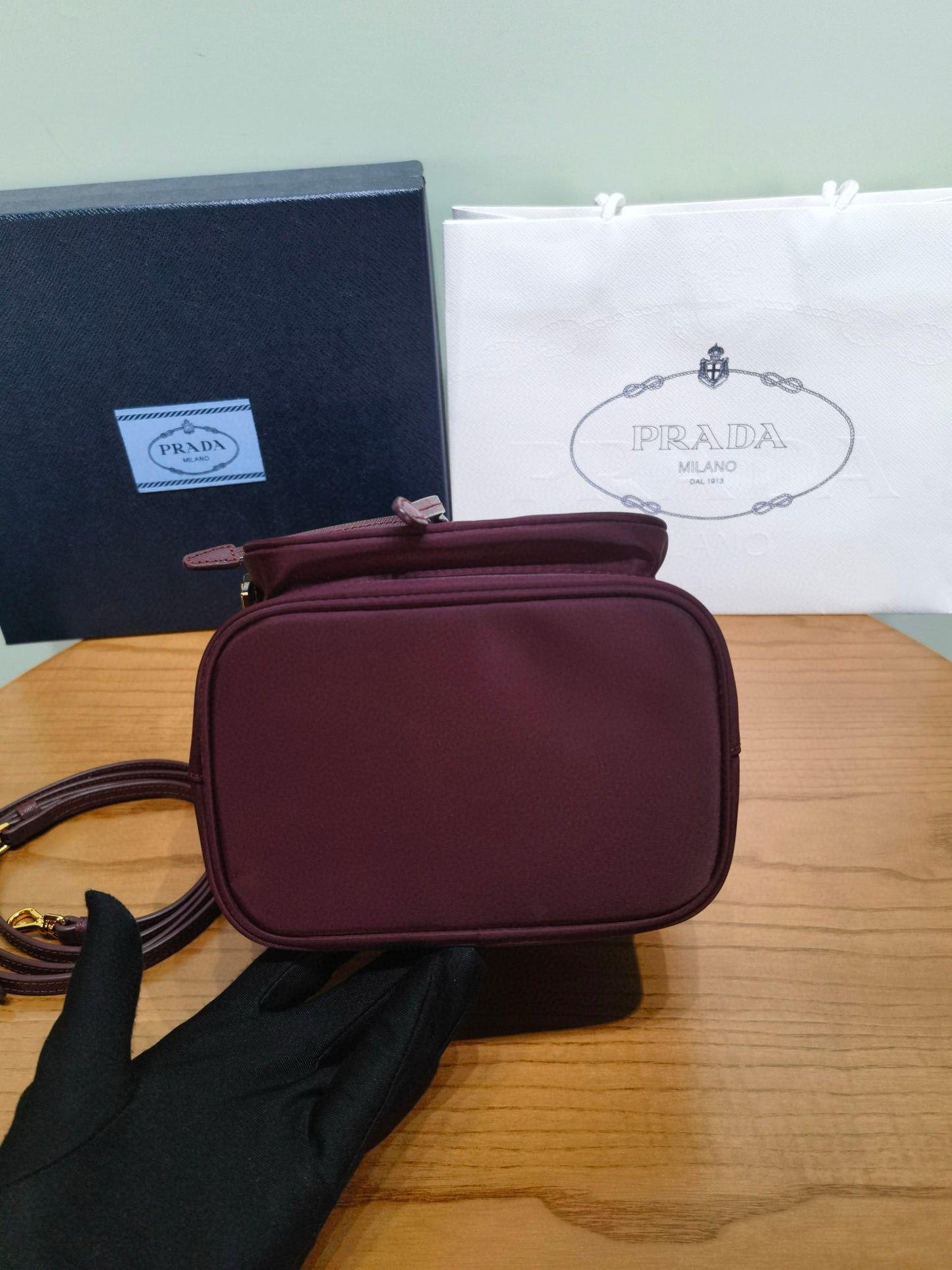 Prada Bucket Shoulder Bag