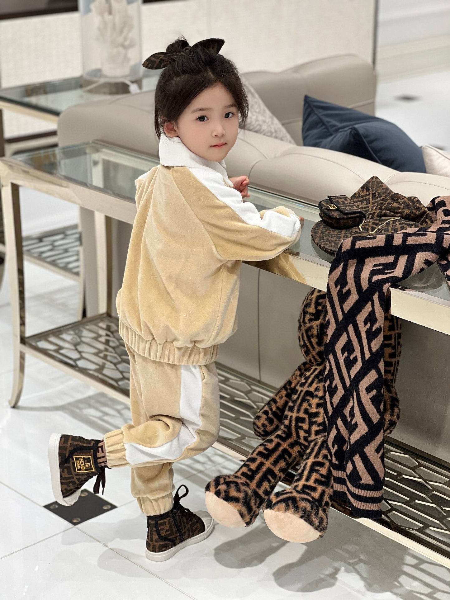 Fendi Jacket/Long Pant Set