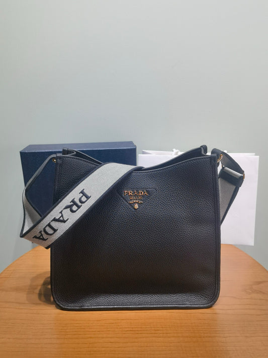 PD Mini Leather Shoulder Bag 30x28x12cm