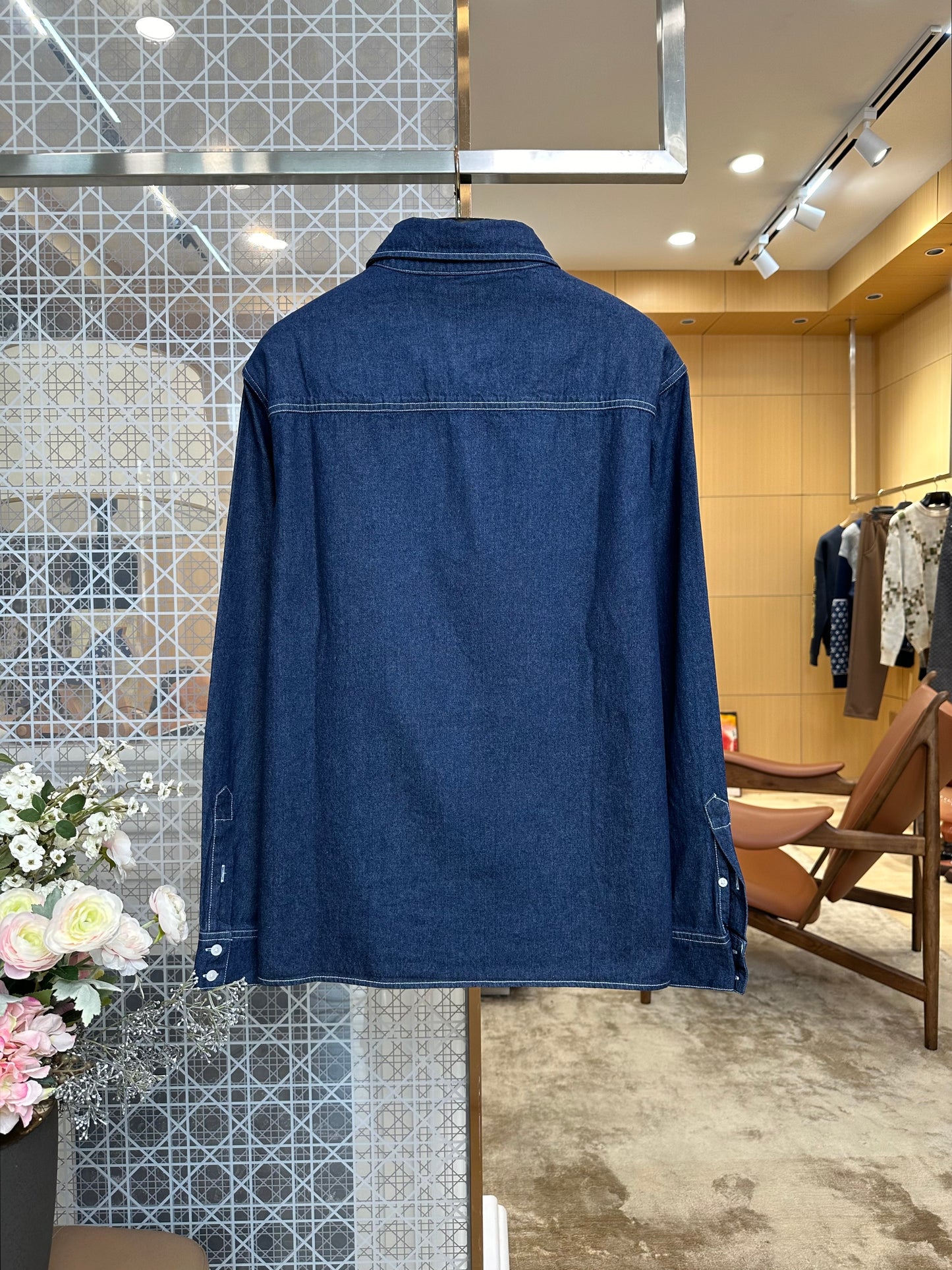 Celine Denim Long Sleeve Shirt