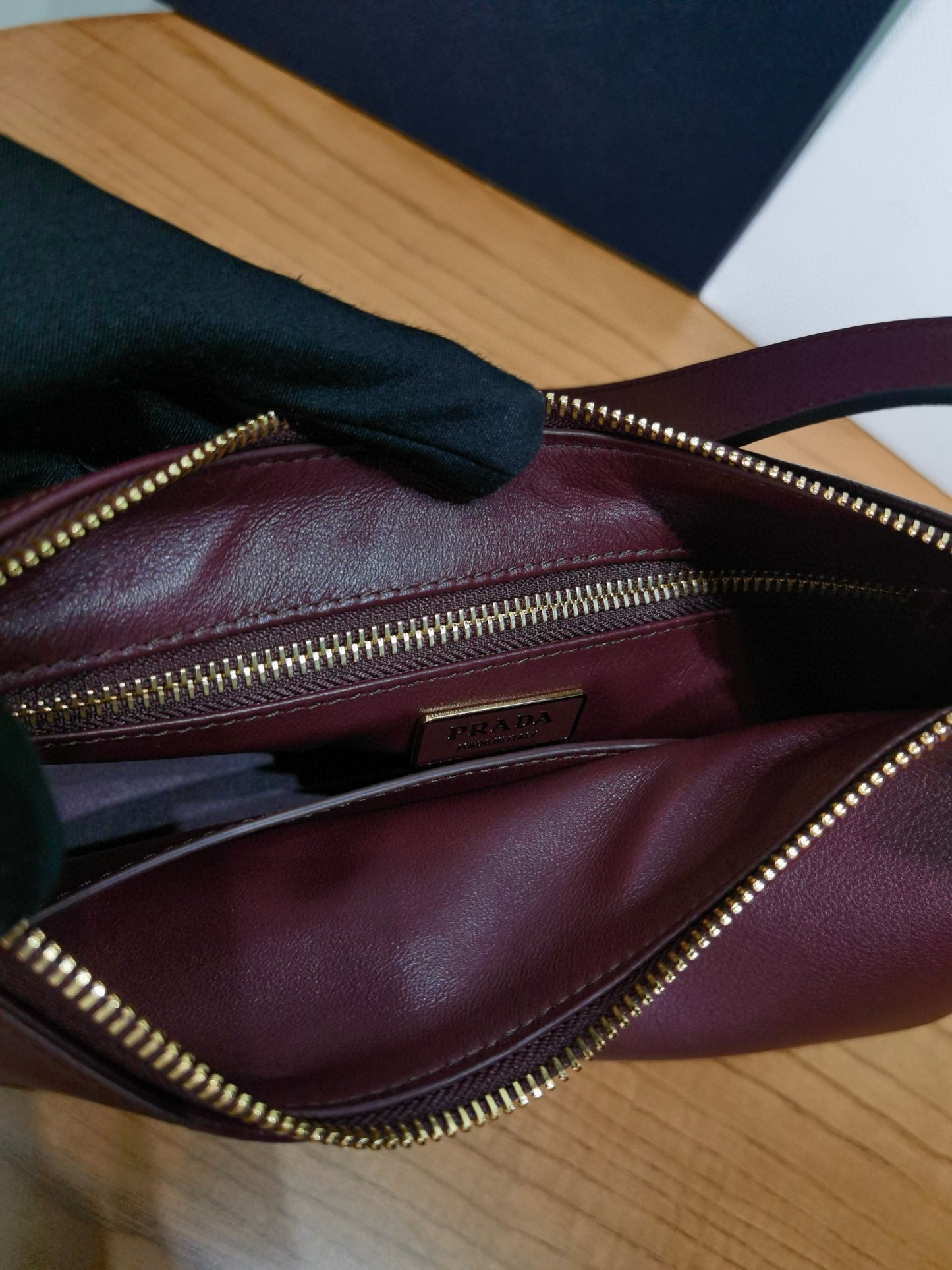 Prada Aimee Handbag 31x18x10cm