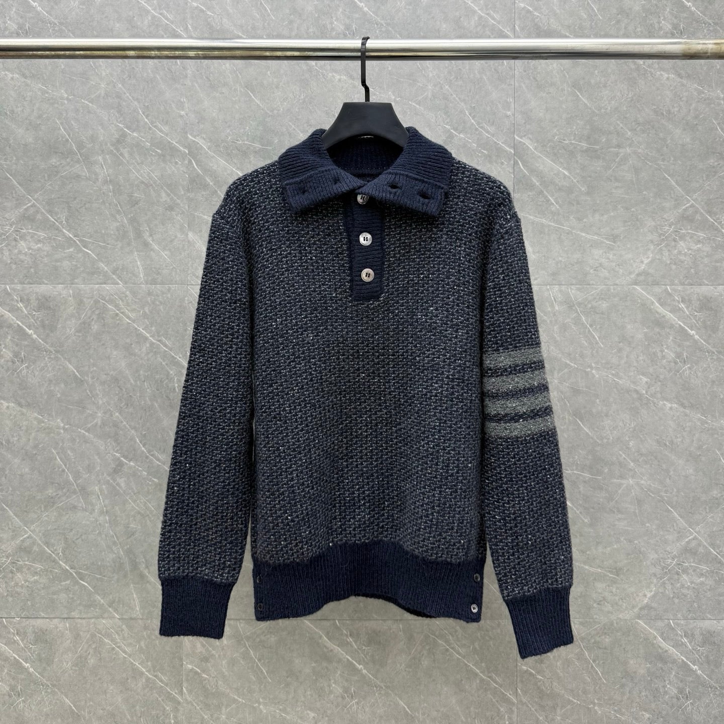 Thom Browne Long Sleeve Polo