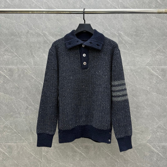 Thom Browne Long Sleeve Polo
