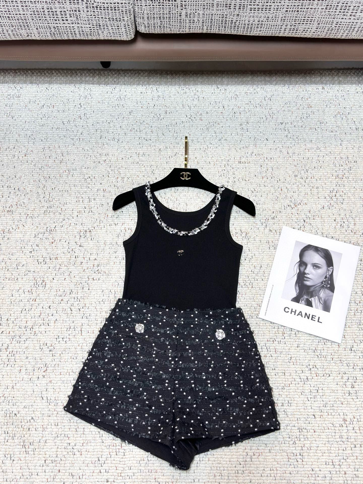 Chanel Tank & Shorts Set
