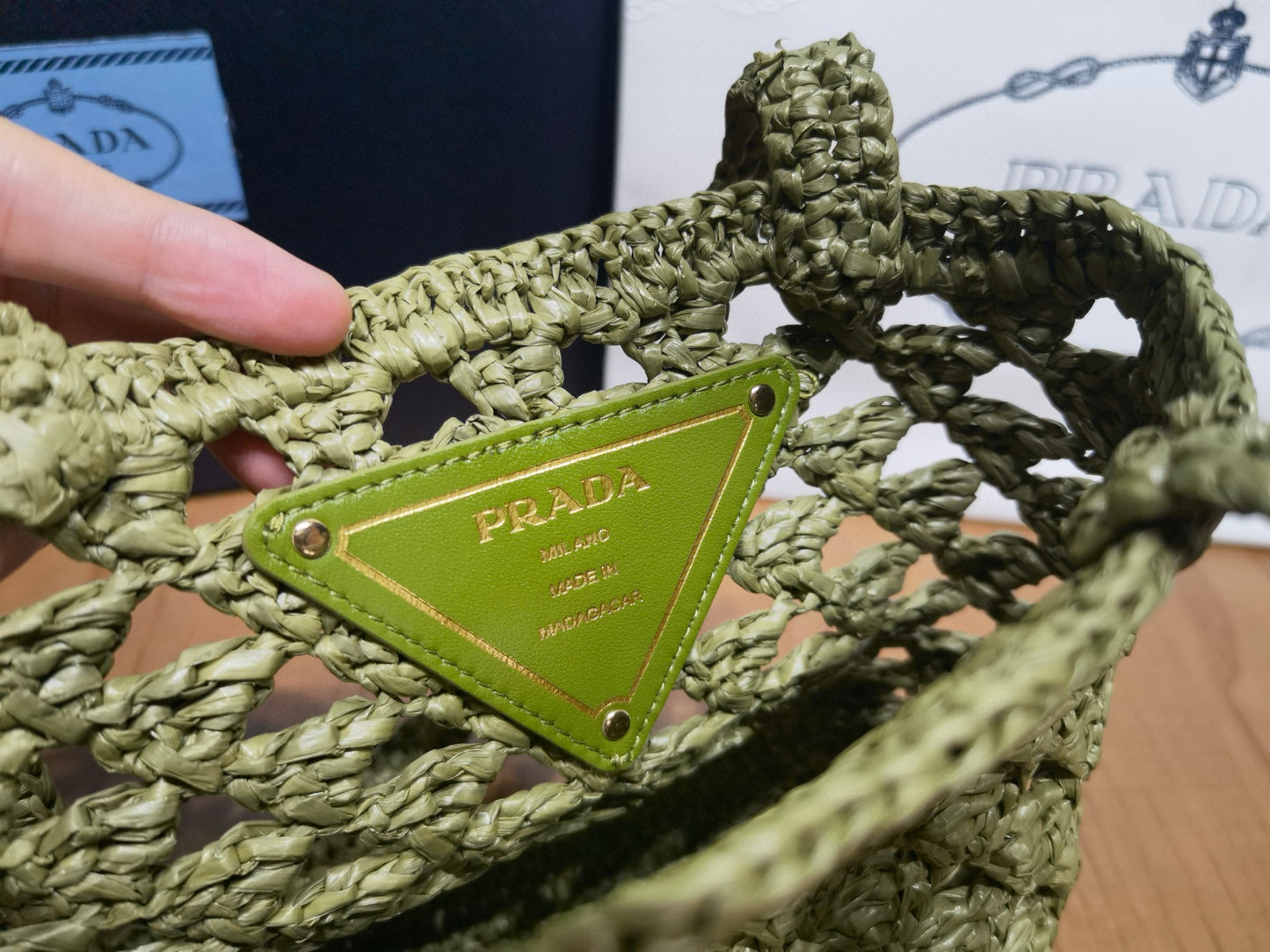 PD Mini Crochet Tote Bag