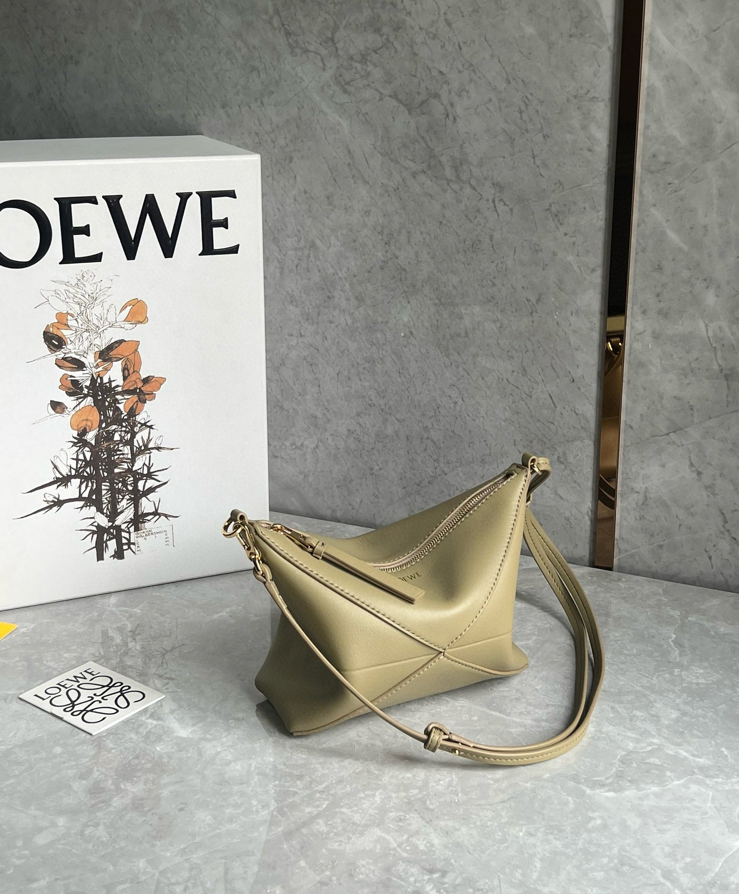 Loewe Puzzle Fold Pouch Mahjong Bag(23x6.5x15.5cm)