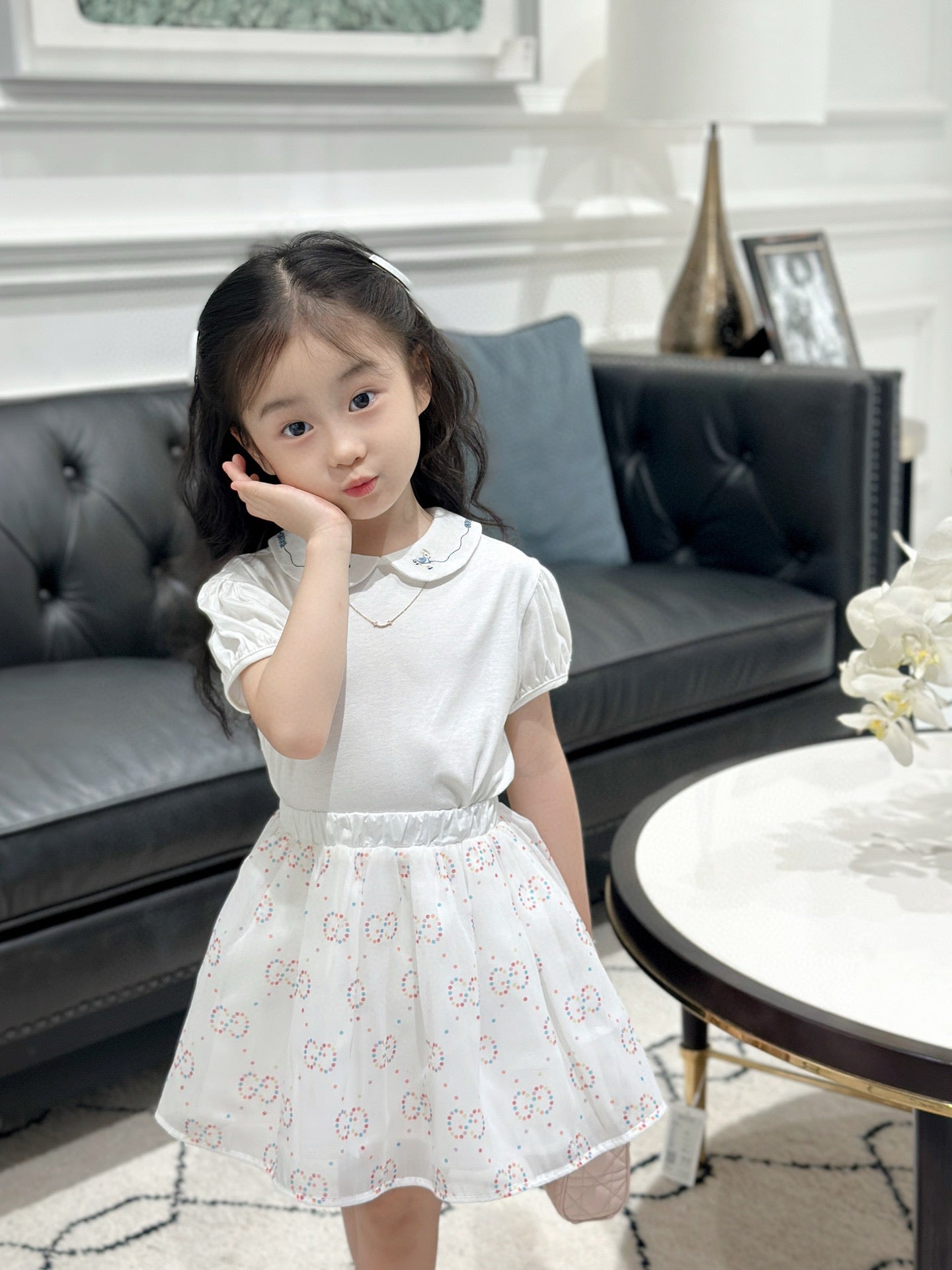 Fendi Polo/Skirt Set