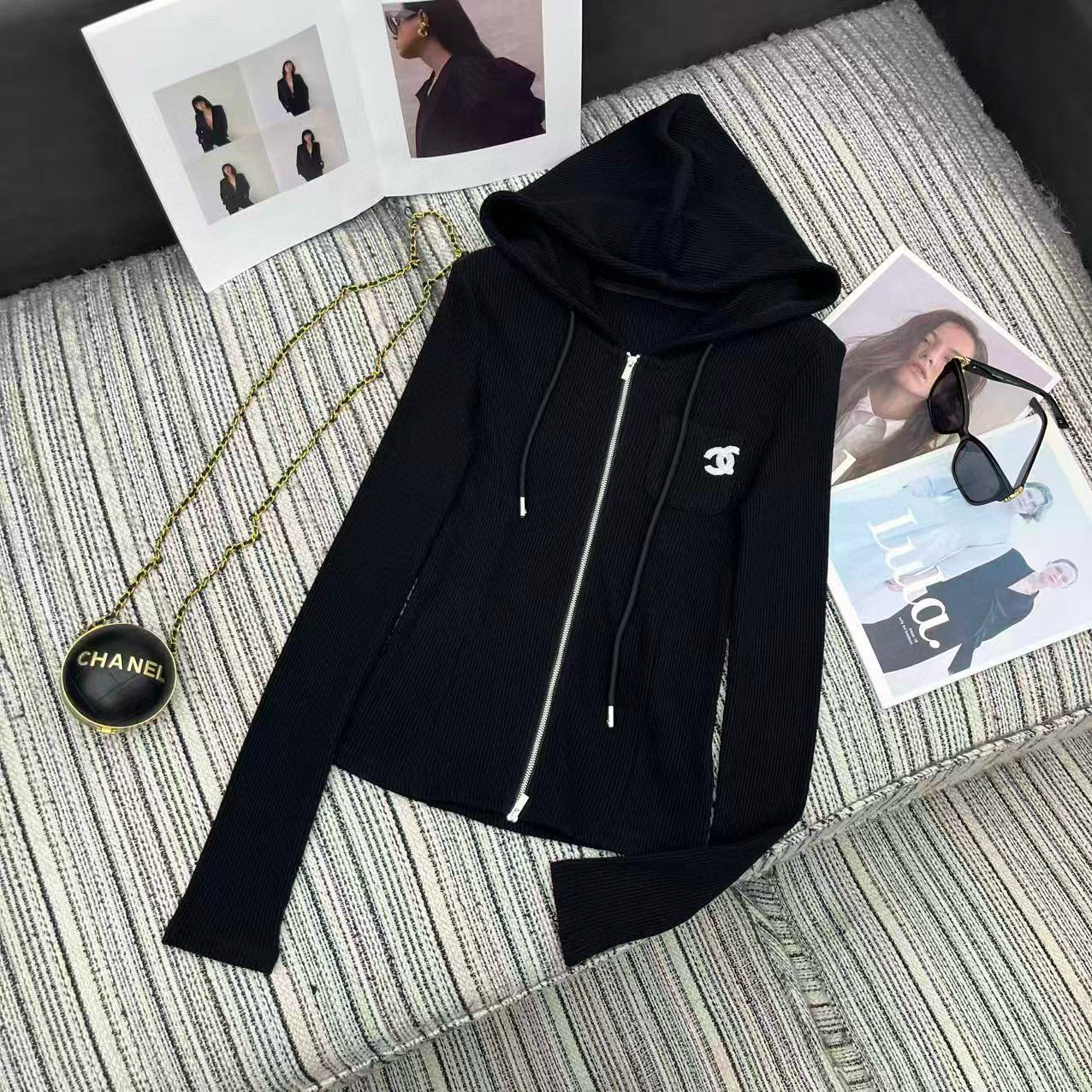 Chanel Hoodie & Jogger Set