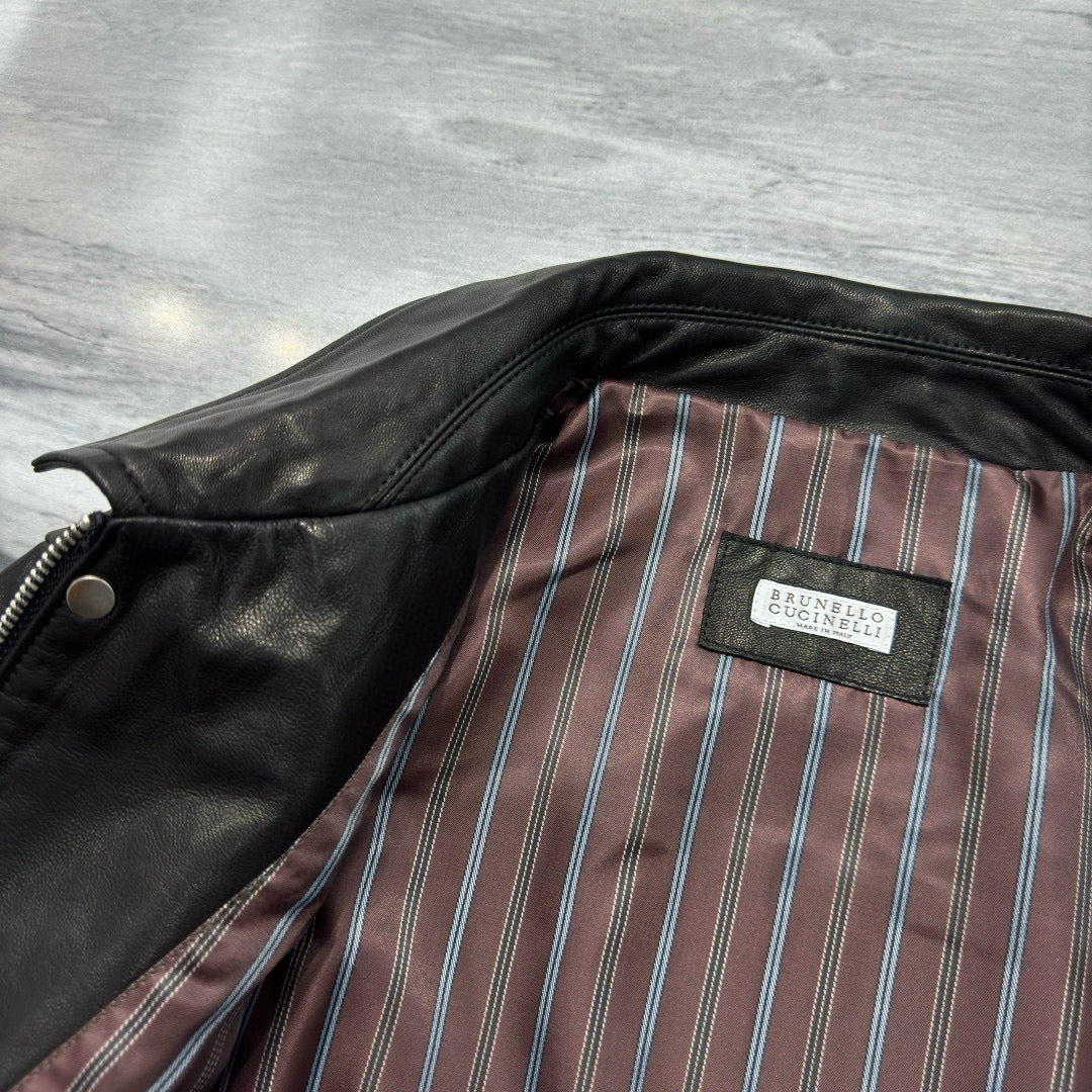 Brunello Cucinelli Leather Jacket