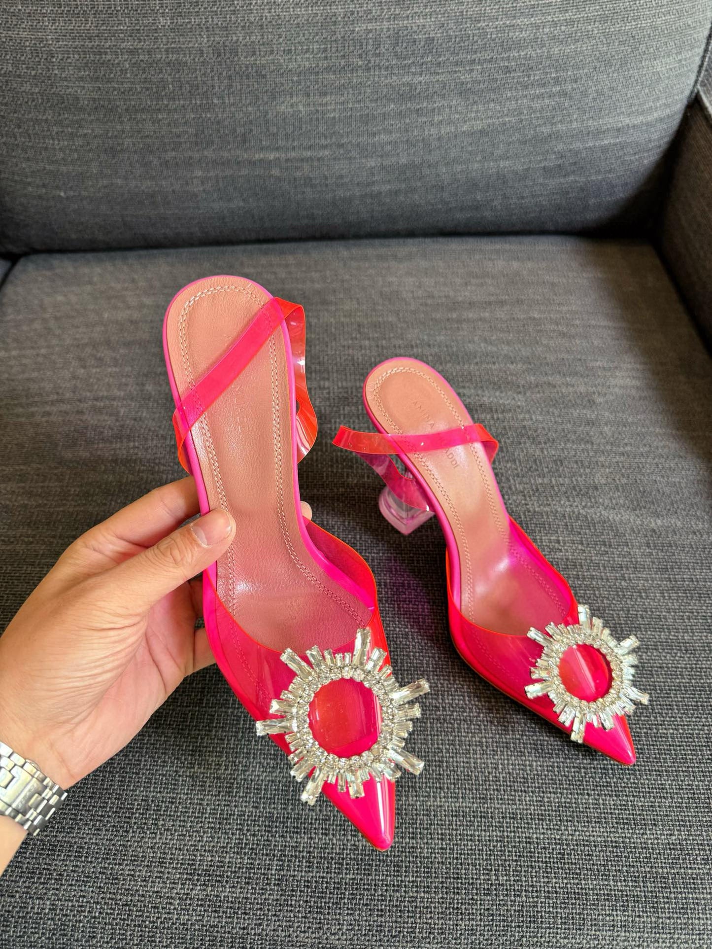 Amina Muaddi Heels