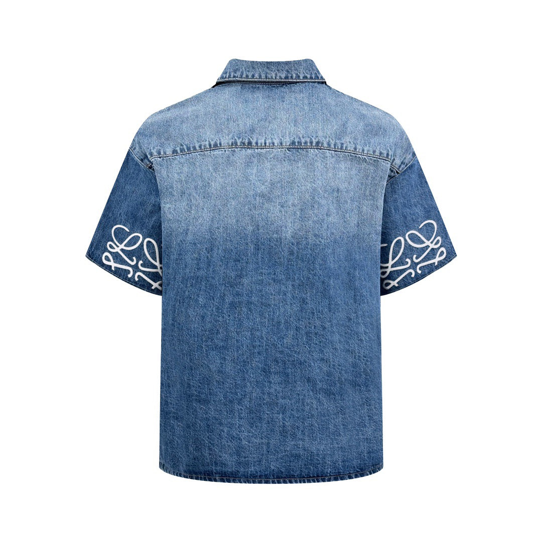 Loewe Denim Short Sleeve Shirt